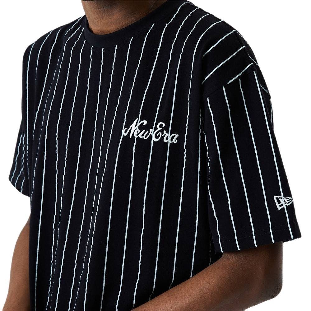 New Era T-Shirt Pinstripe Oversizd T-Shirt NE (1-tlg) Era New