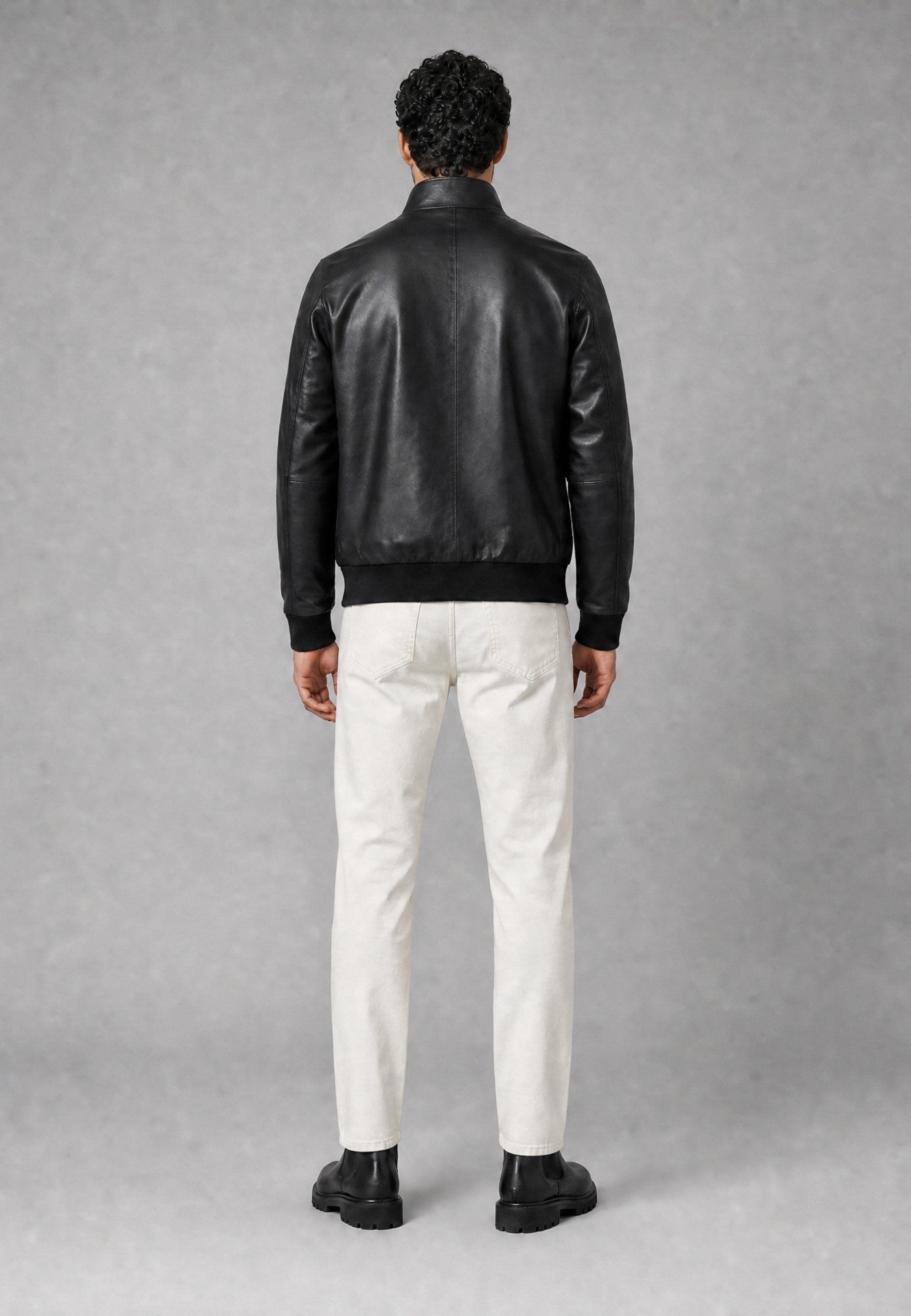 RICANO Lederjacke Lalo hochwertige Lederjacke mit Stehkragen