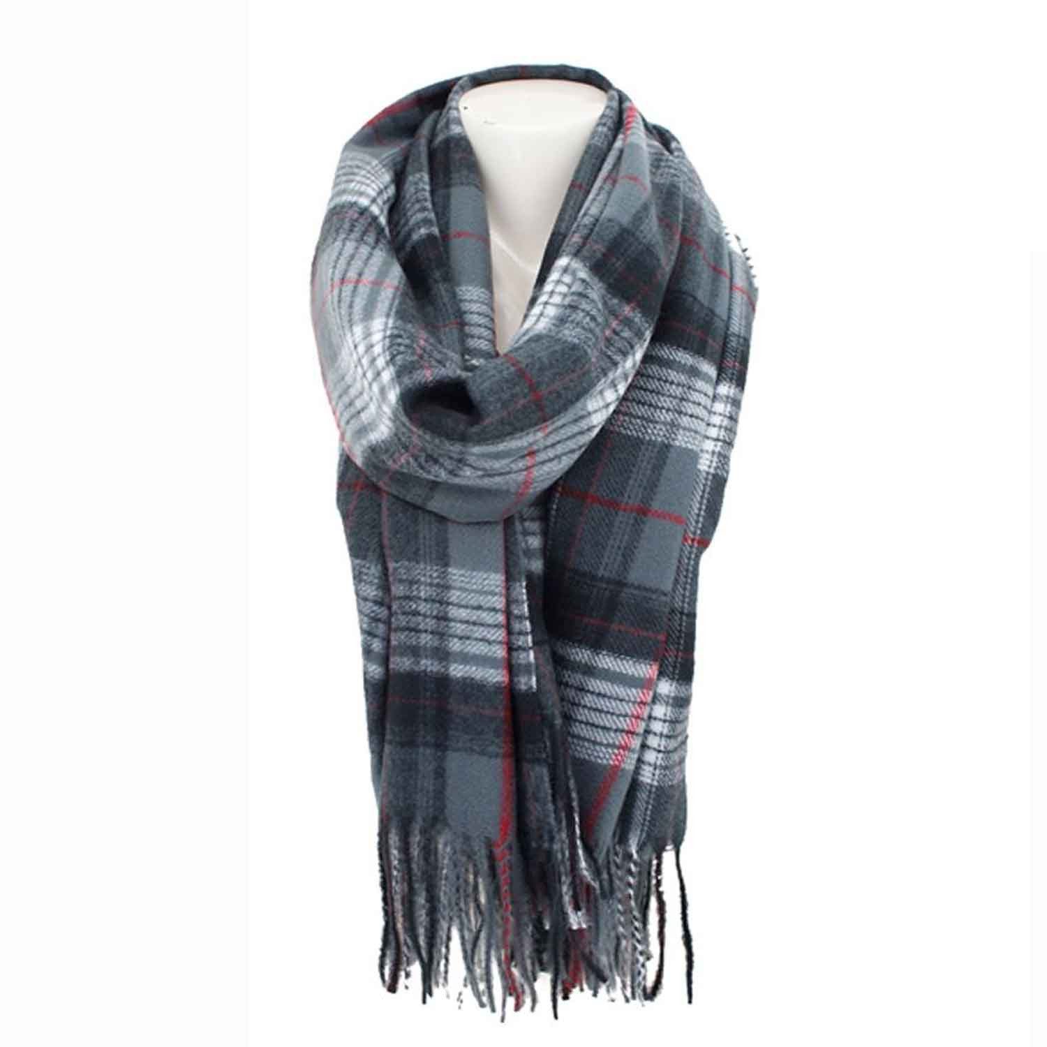 Antonio Strickschal Antonio Winter Schal Kariert günstig online kaufen