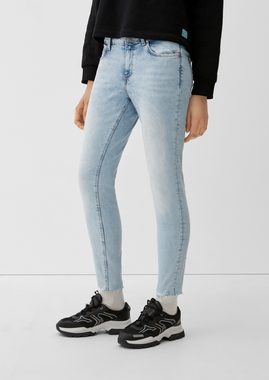QS 7/8-Hose Ankle-Jeans Sadie / Skinny Fit / Mid Rise / Skinny Leg Waschung