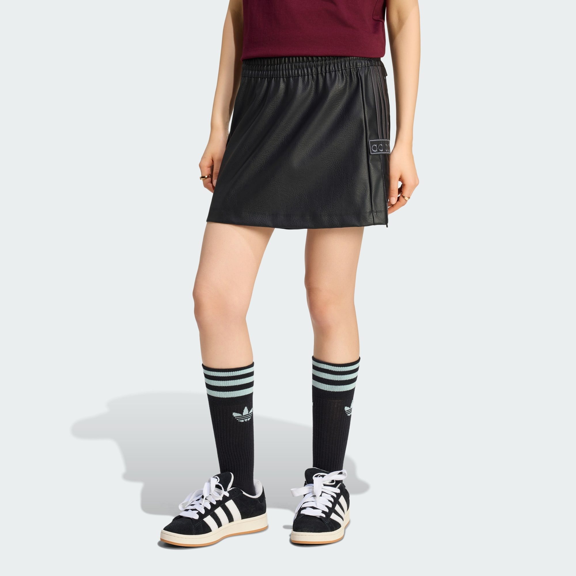 adidas Originals Jerseyrock ADIBREAK ROCK AUS KUNSTLEDER (1-tlg)