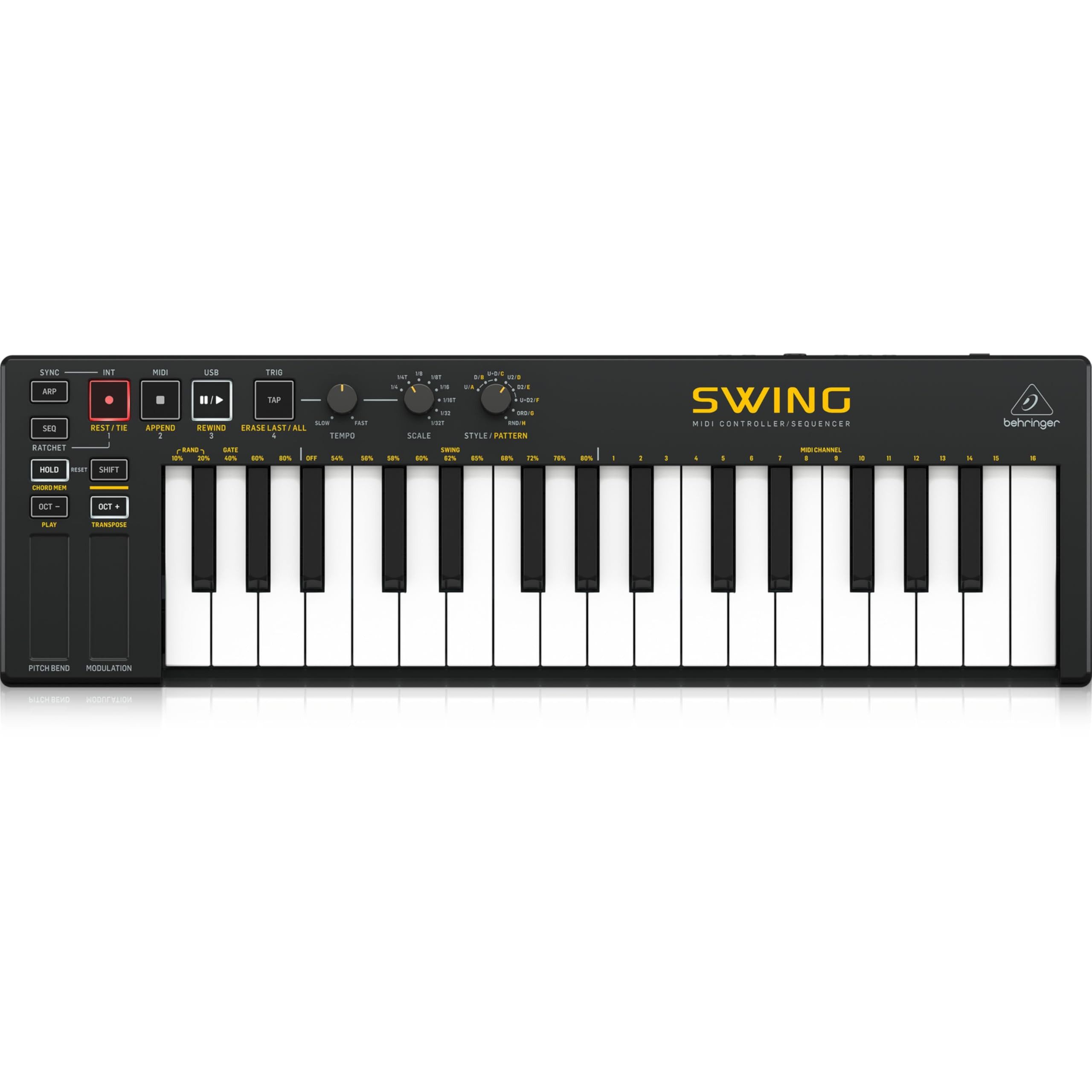 Behringer Masterkeyboard (Masterkeyboards, MIDI-Keyboard 25), Swing - Midi Keyboard