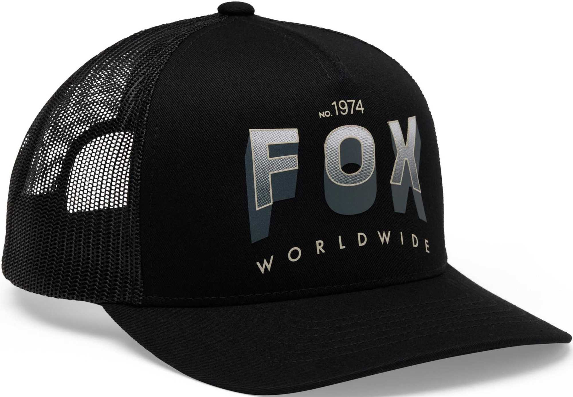 Fox Racing Baseball Cap Block Mesh Trucker Kappe Atmungsaktiv