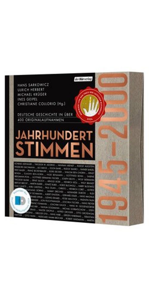 Der HörVerlag Hörbuch Jahrhundertstimmen 1945-2000 - Deutsche Geschichte in über 400, (1-St)