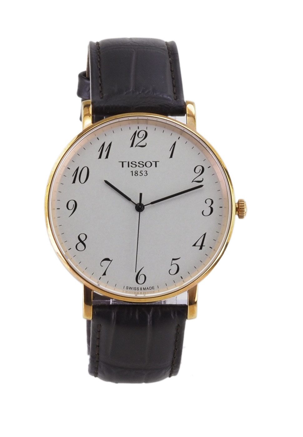 Tissot Quarzuhr Tissot Herren Quarz Uhr Everytime Large T1096103603200, (Schwarz)