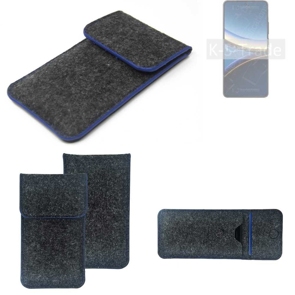 K-S-Trade Handyhülle für POCO F7 Ultra, Handy-Hülle Schutz-Hülle Filztasche Pouch Tasche Case Sleeve