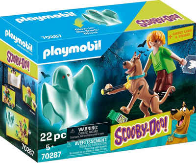 Playmobil® Konstruktions-Spielset Scooby & Shaggy mit Geist (70287), SCOOBY-DOO!, (22 St), Made in Europe