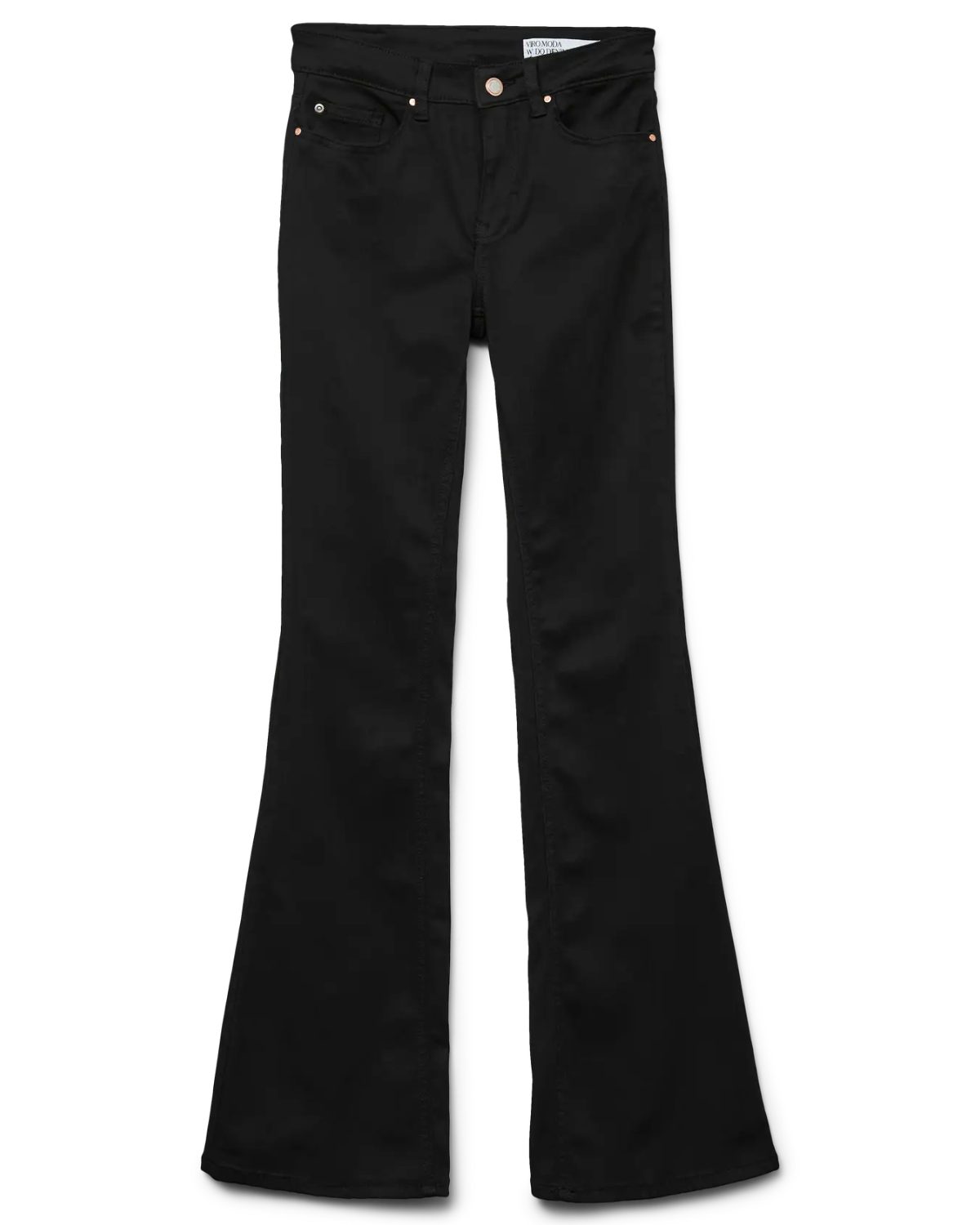 Vero Moda Weite Jeans Trendige Flared Jeans mit mittelhoher Leibhöhe günstig online kaufen