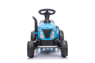 Elektro-Kinderauto Traktor mit Anhänger LED