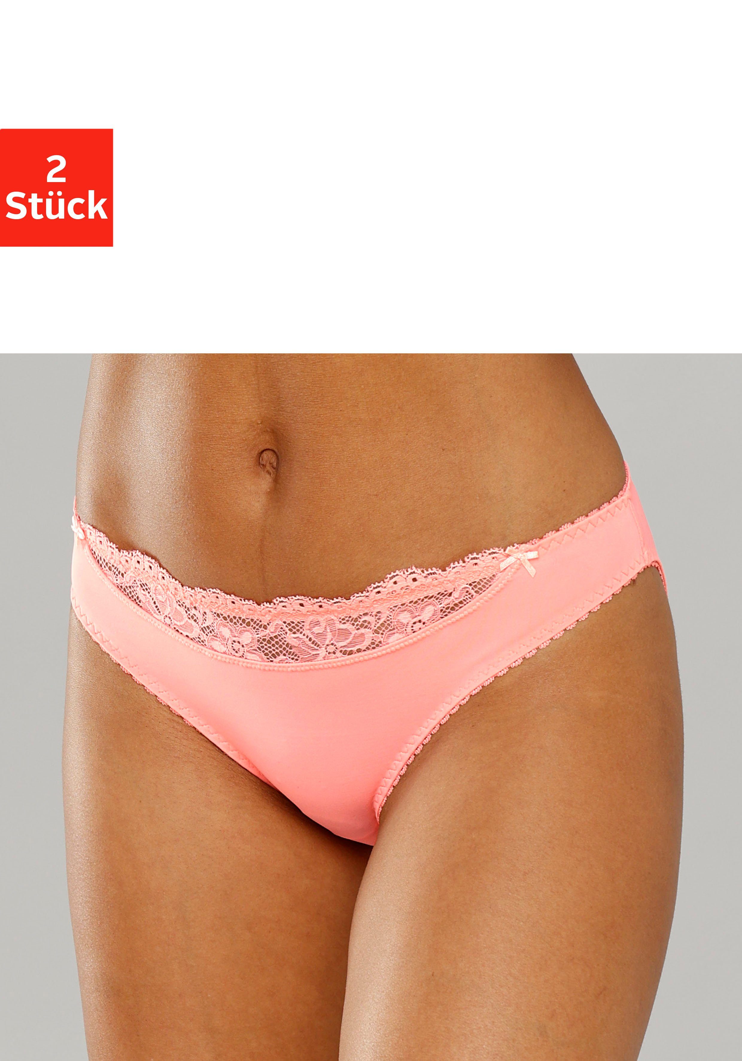Nuance Slip (2-St) mit Spitzeneinsatz vorne günstig online kaufen