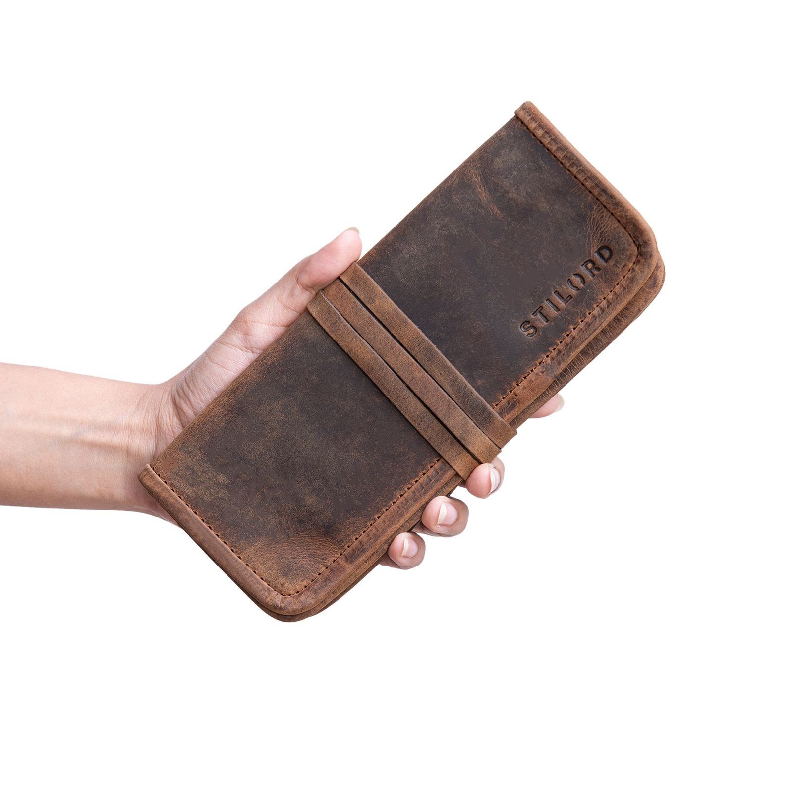 STILORD Etui "Lenny" Federmäppchen Leder Vintage günstig online kaufen