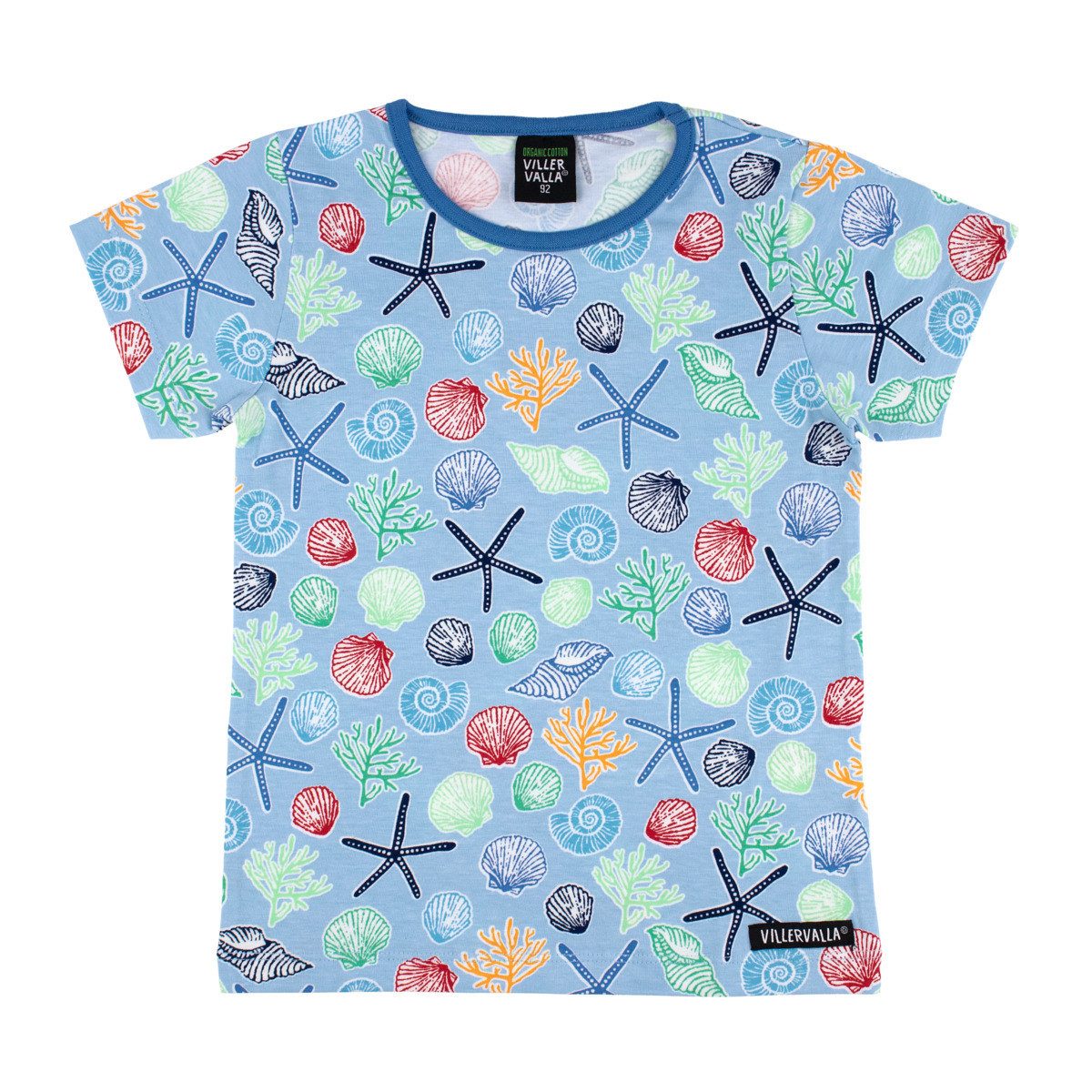 Villervalla T-Shirt 0079MPA Unisex Kinder (1-tlg) Shirt, Oberteil, Leibchen, Funktionsshirt, Shortsleeve Shirt