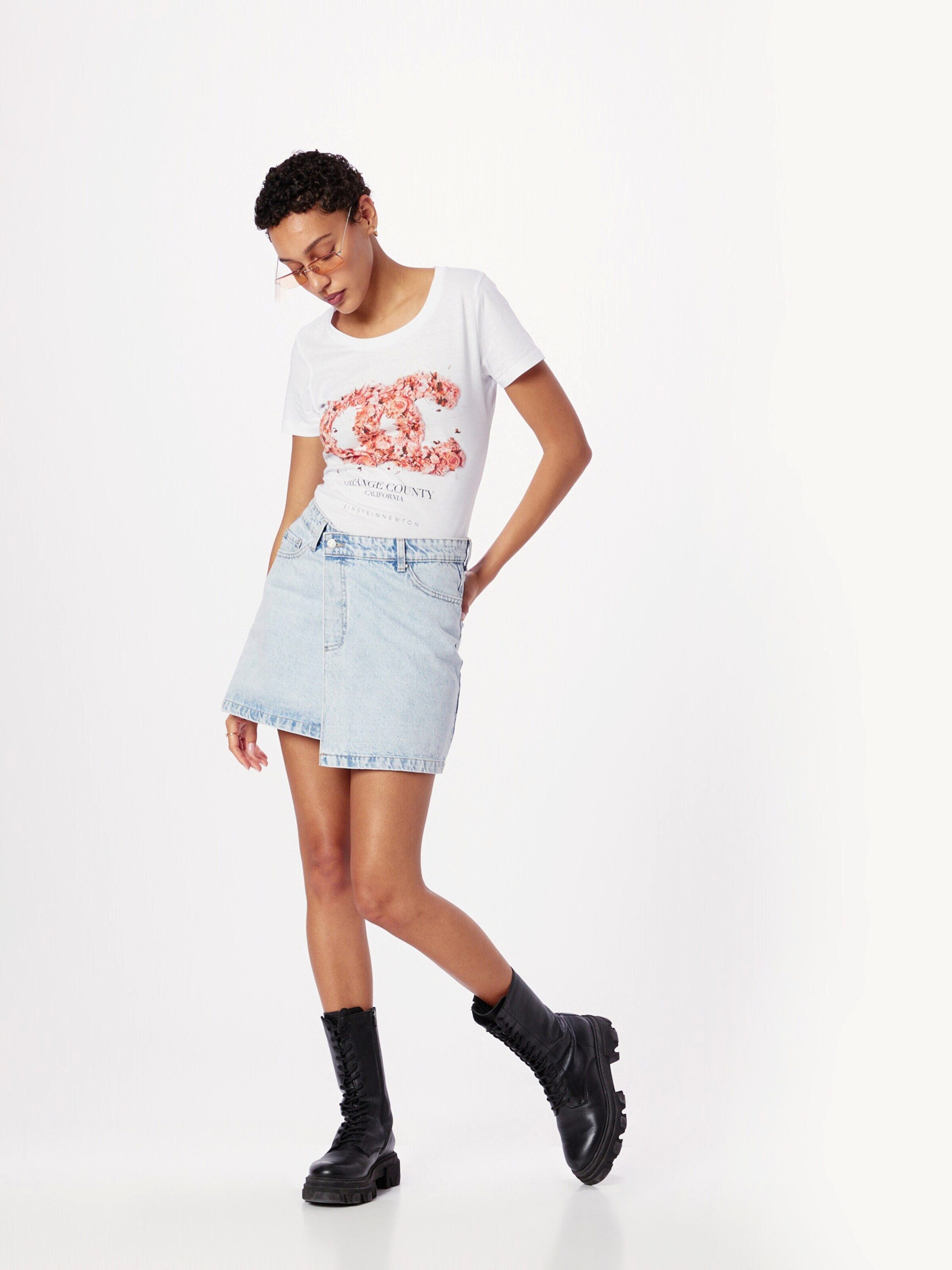 EINSTEIN & NEWTON T-Shirt Orange County (1-tlg) Plain/ohne Details