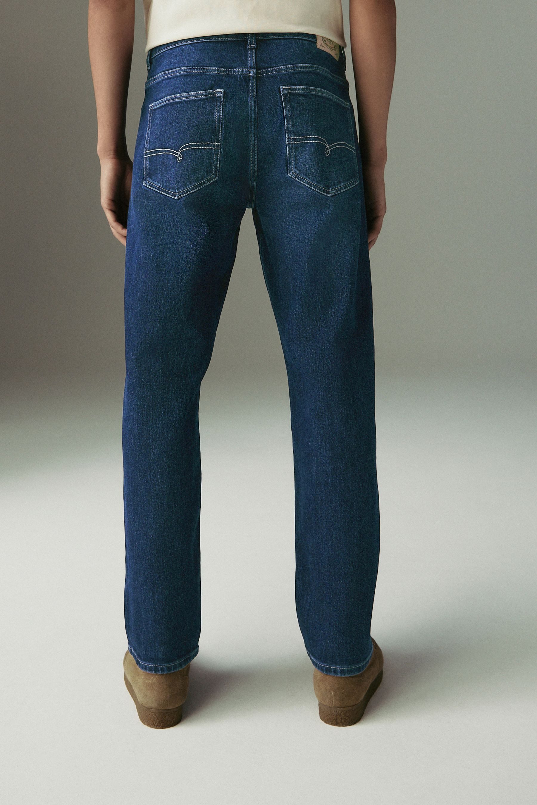 Next Straight-Jeans Authentic Straight Fit Stretchjeans, günstig online kaufen