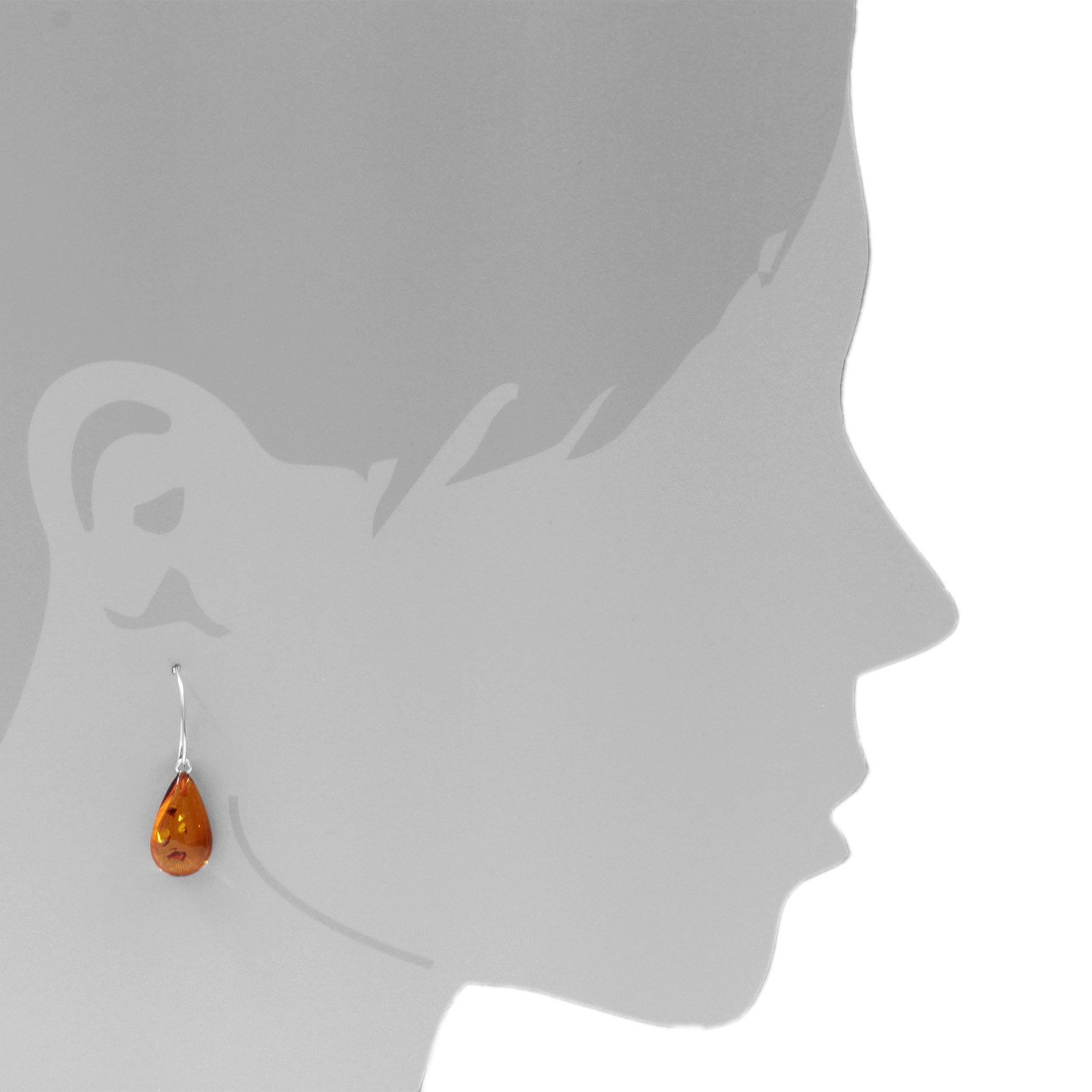 OSTSEE-SCHMUCK Paar Ohrhänger Ostsee-Schmuck Ohrhänger Tropfen ca. 20 x 12 günstig online kaufen