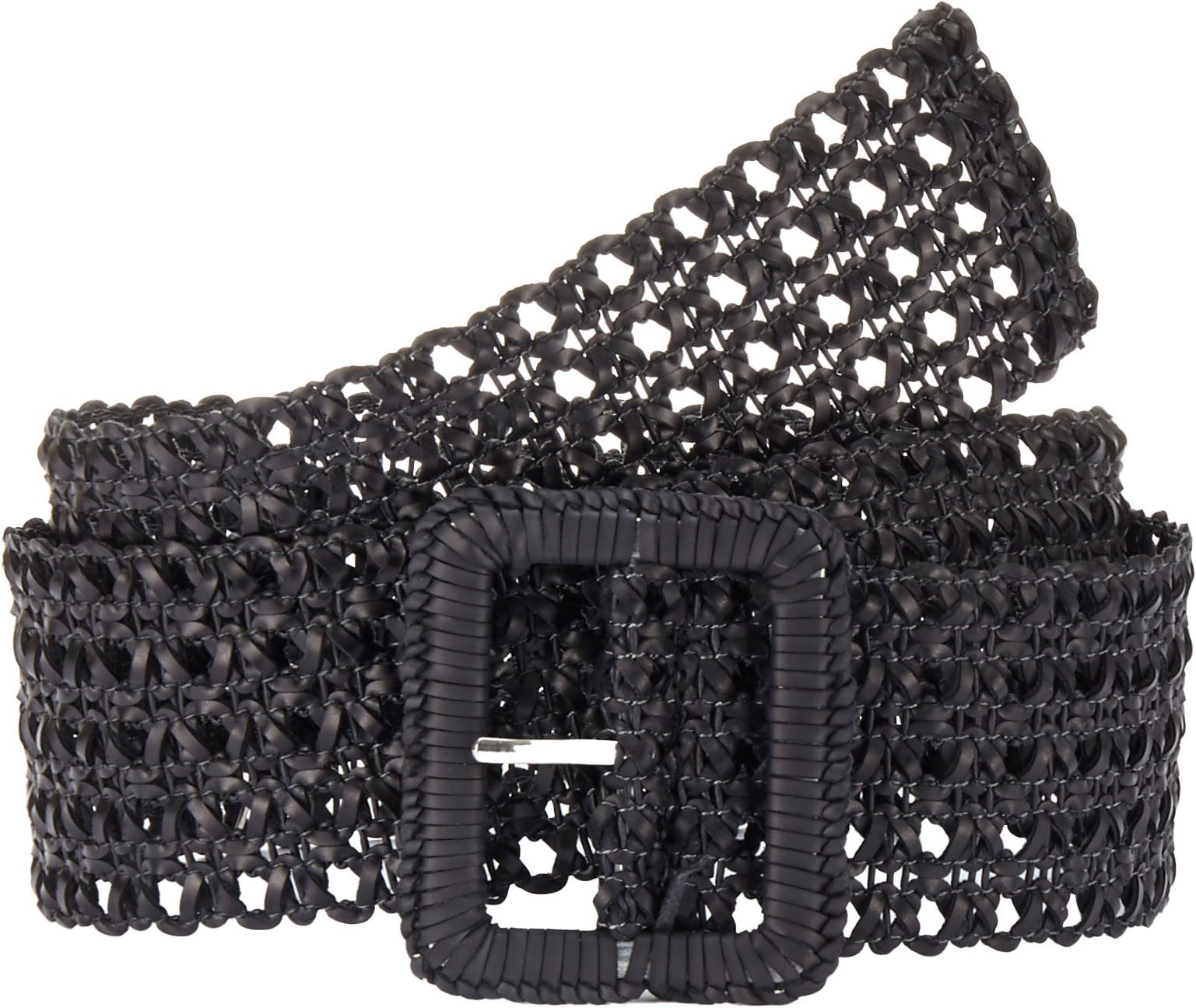 LASCANA Taillengürtel Stretchgürtel in Häkel Optik, Bauchgürtel, Shaping-Ef günstig online kaufen