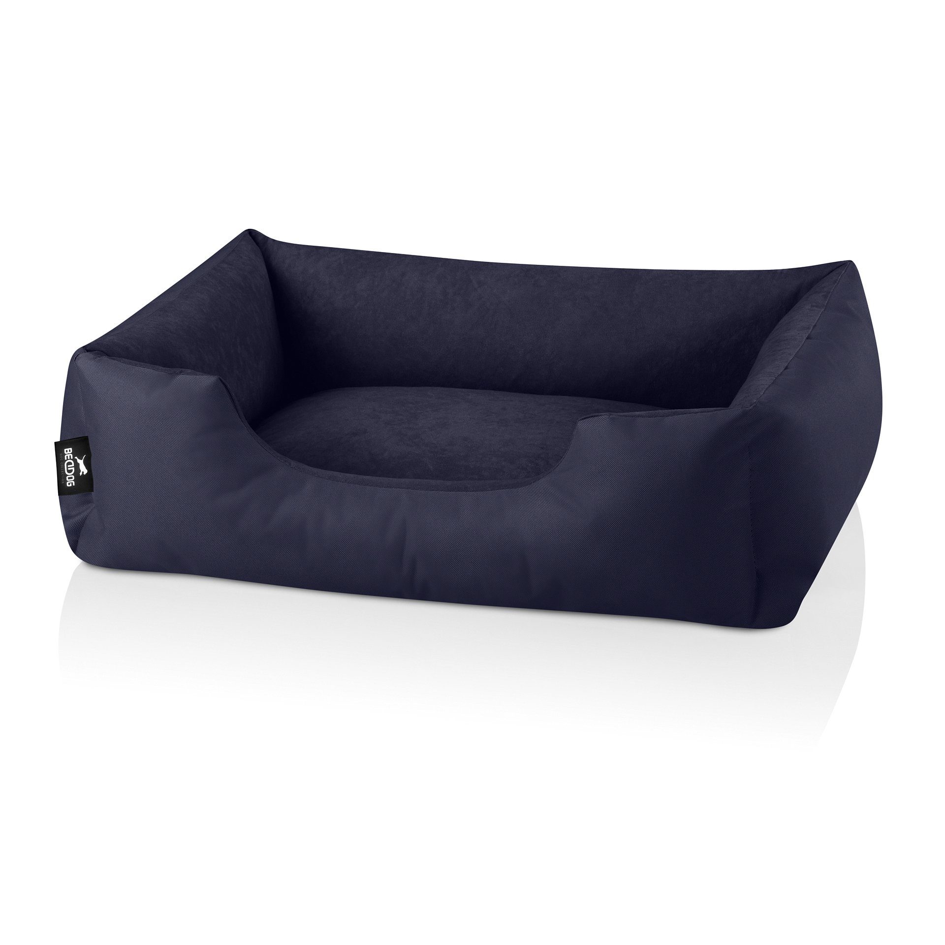 BedDog Tierbett Hundebett ZARA mit Rand, Bezug abnehmbar