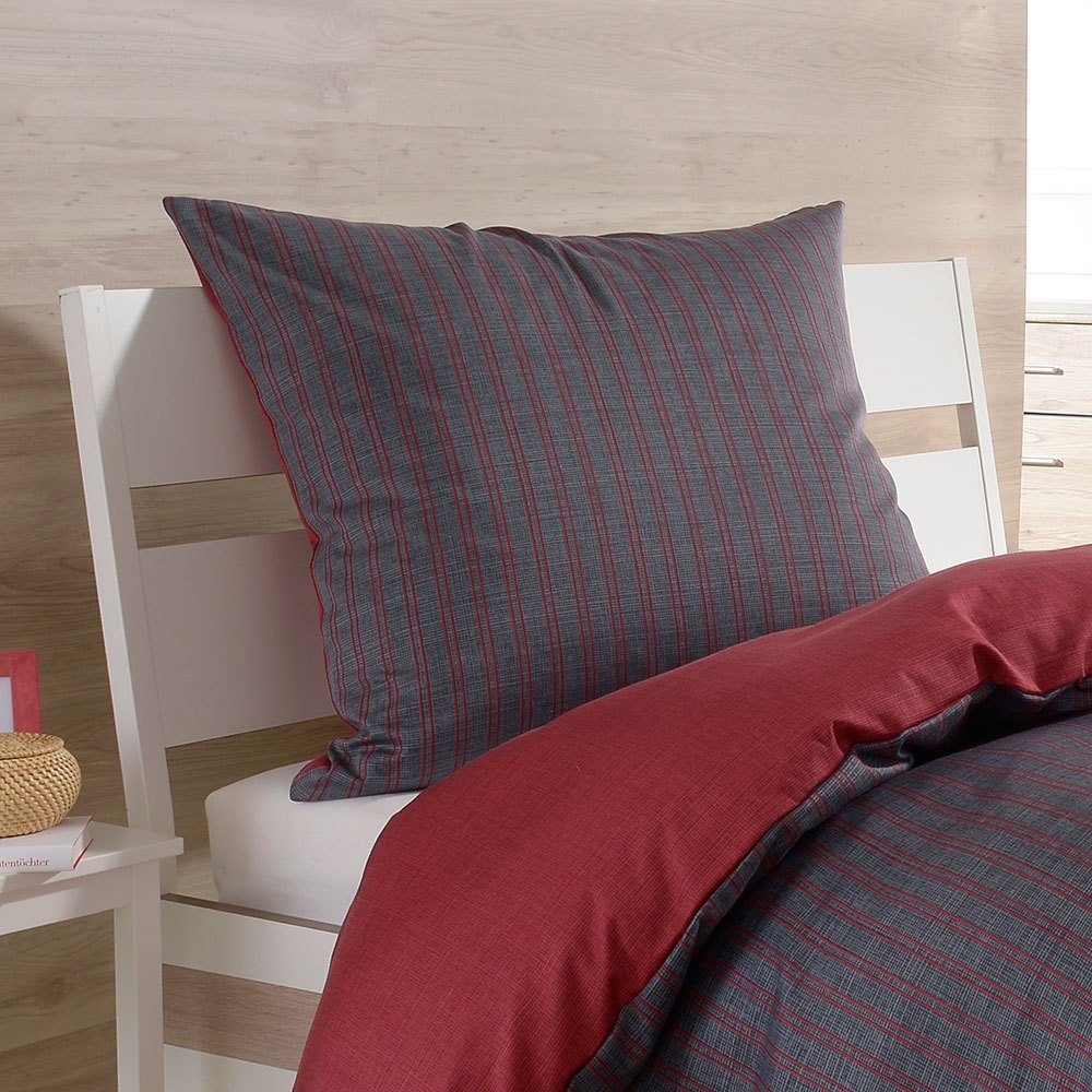 TRAUMSCHLAF Bettwäsche Zeitlos Winterpunsch, Biber, 2 teilig, kuschlig warm günstig online kaufen