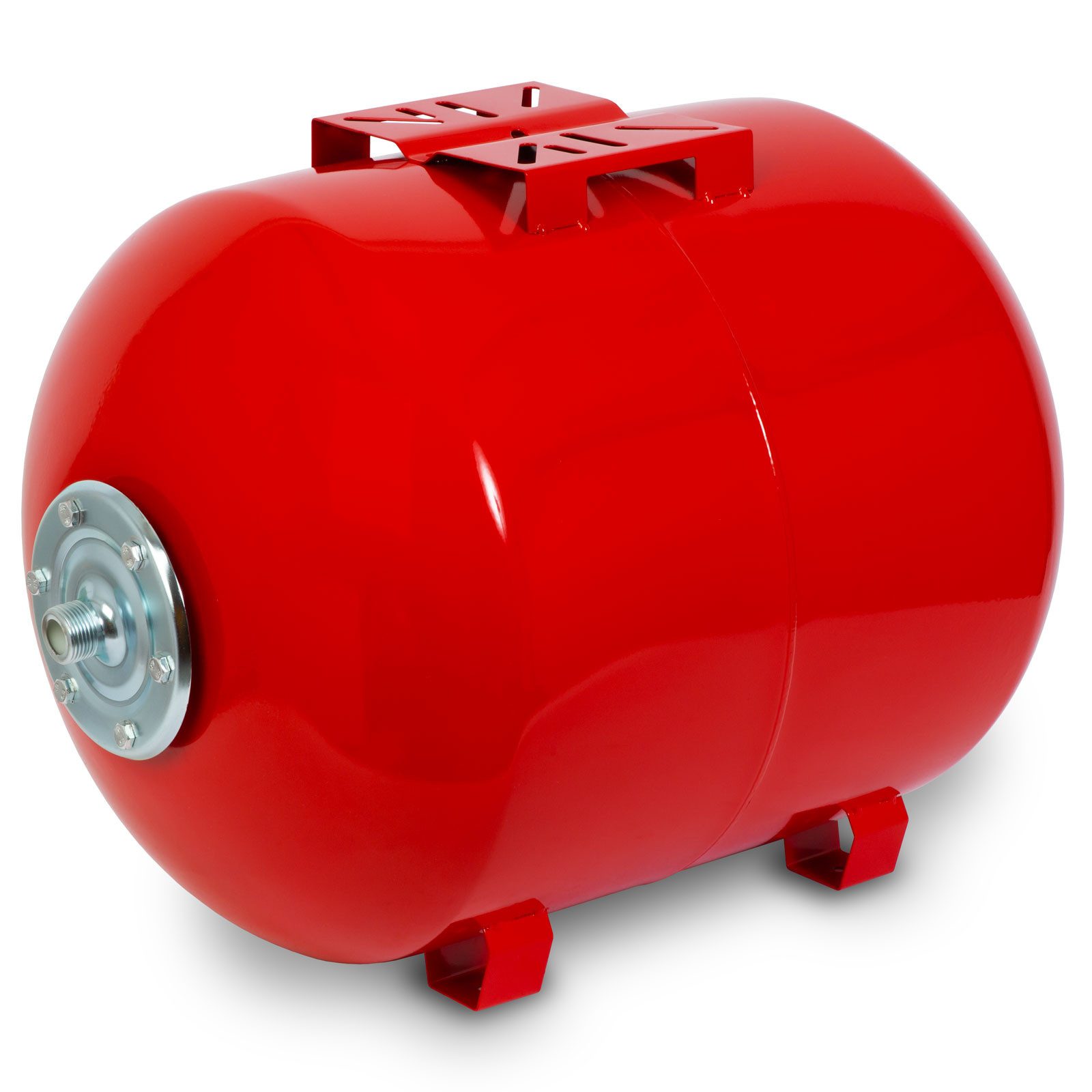 EBERTH Hauswasserwerk Ausdehnungsgefäß 100L, 6 bar, Druckkessel, Druckerhöhungsanlage, Tank, 1" Anschluss für Hauswasserwerk, Brunnenpumpe, Lackierter Stahl