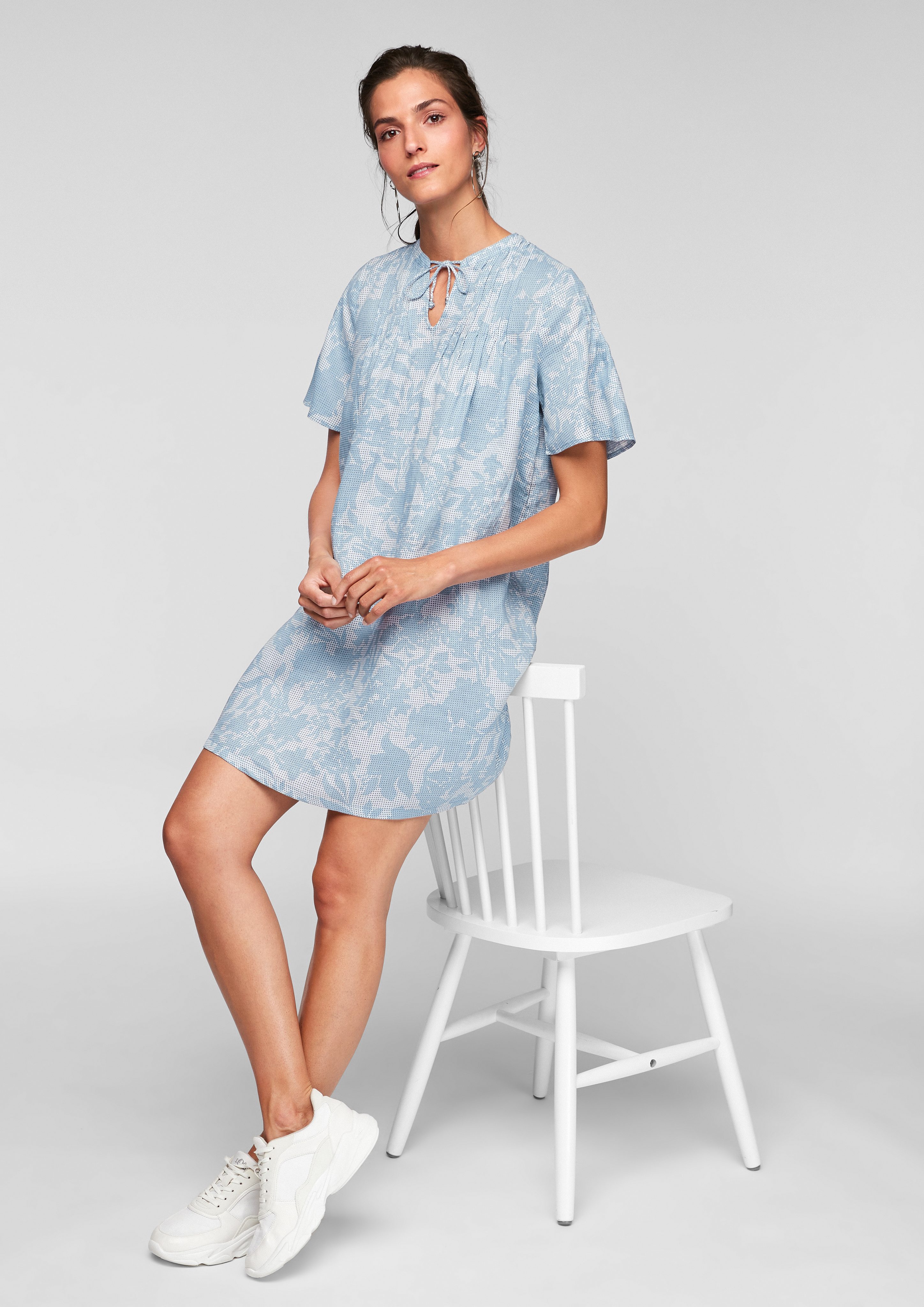 Blaue s.Oliver Leinenkleider für Damen online kaufen | OTTO