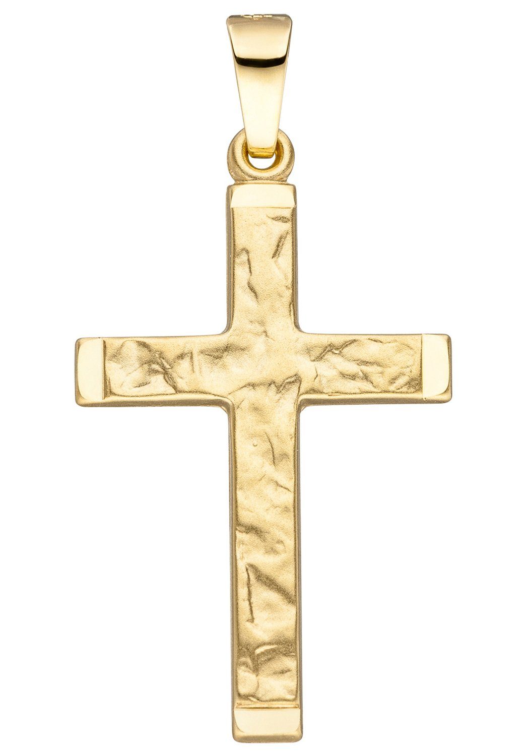 JOBO Kreuzanhänger Anhänger Kreuz, 585 Gold