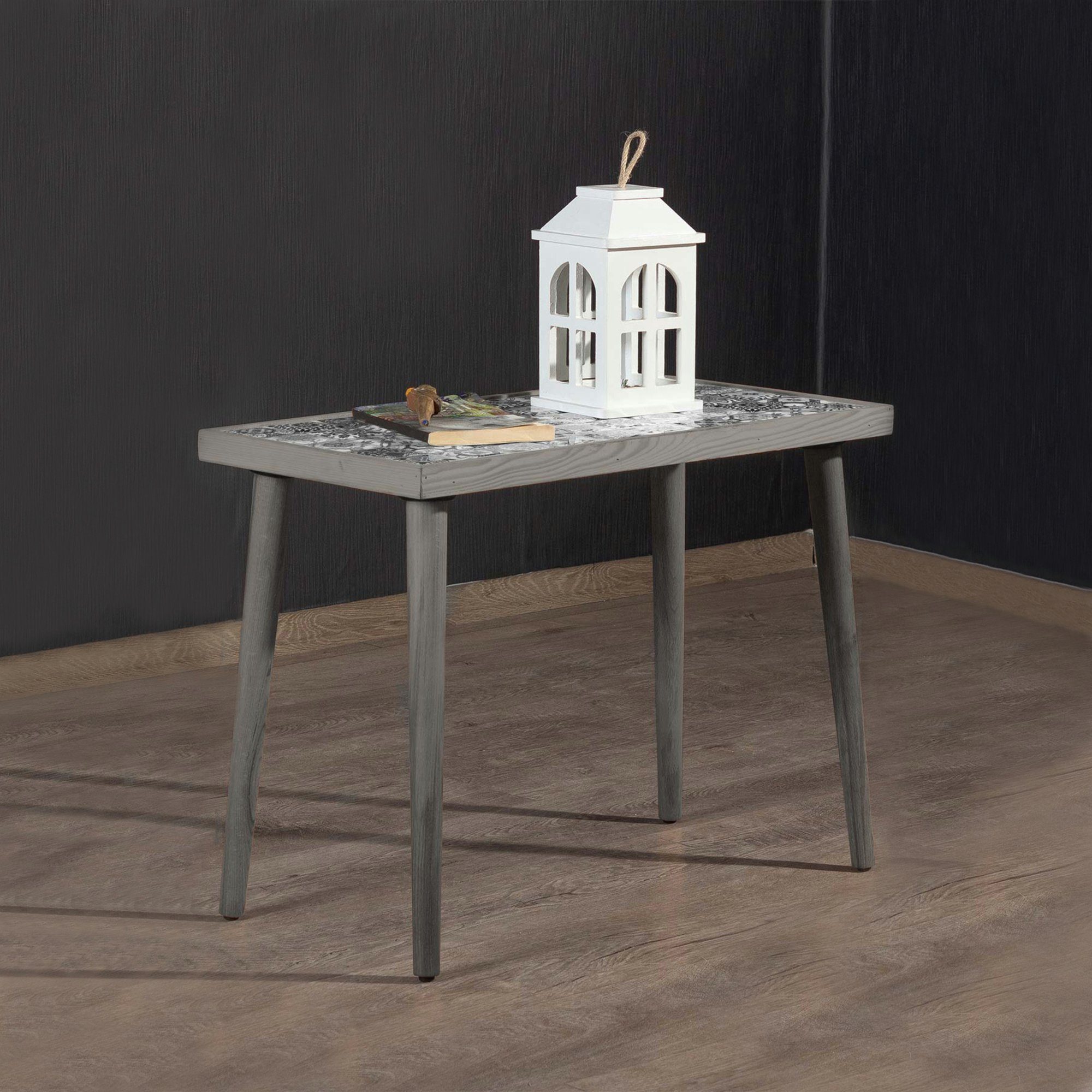 Couchtisch, 62 32 x cm Couchtisch en.casa Keramik »Gotland« Tischplatte Grau 45 x
