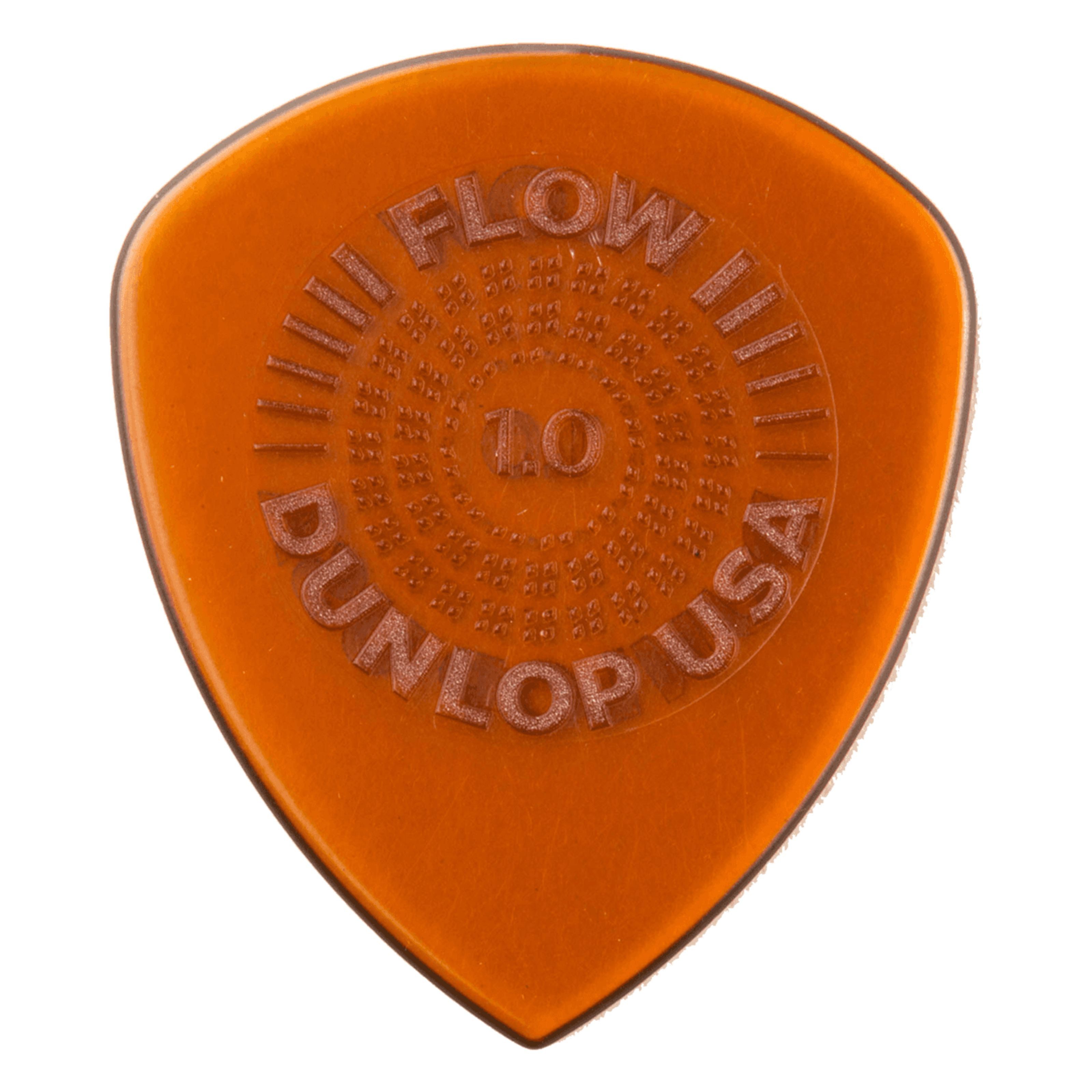 Dunlop Plektrum, 549 Flow Standard Grip Pick 1,0 mm - Plektren Set