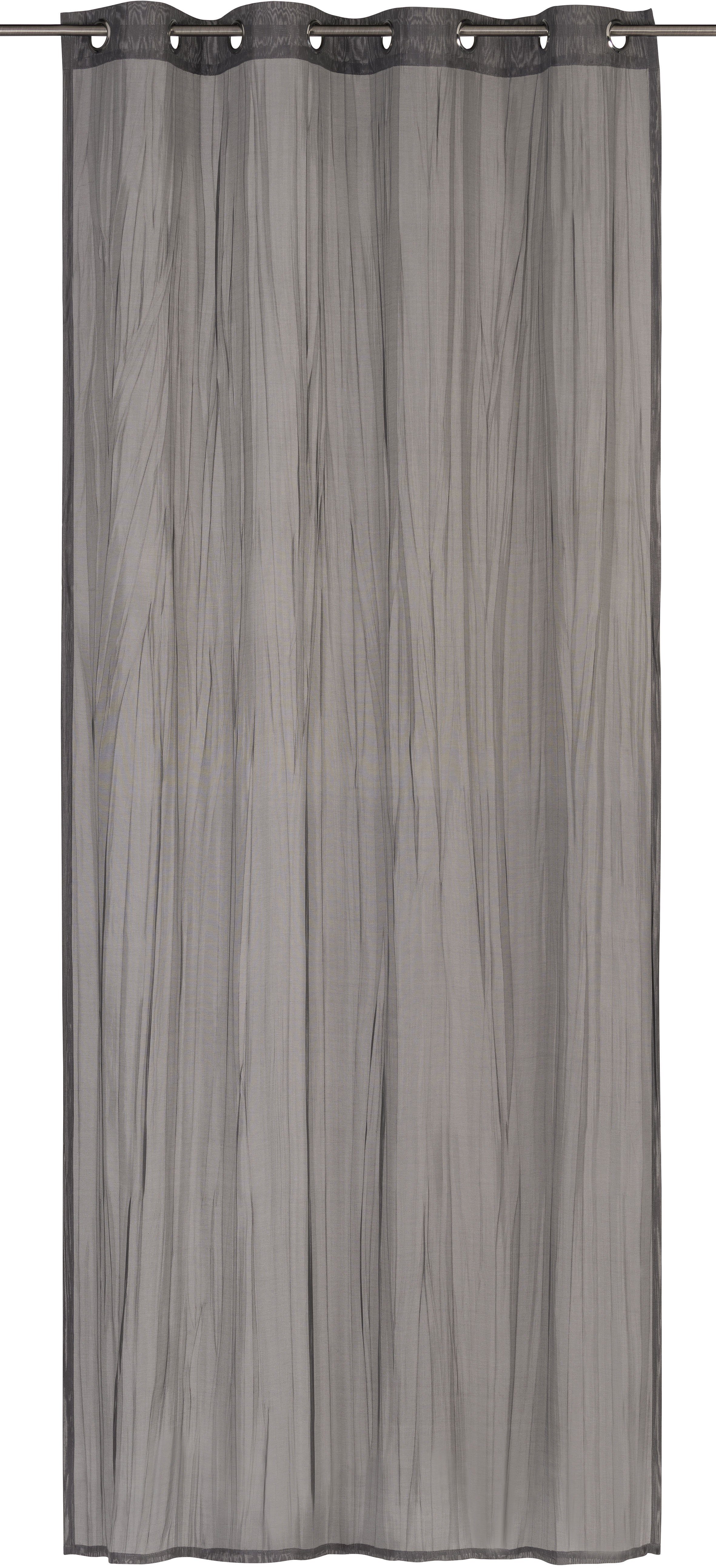 Nomadi, ELBERSDRUCKE, Ösen (1 St), grau halbtransparent Gardine