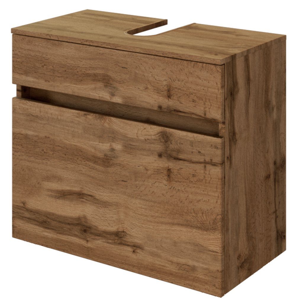 HELD MÖBEL Unterschrank Unterbeckenschrank Baabe 60 cm Wotaneiche/Wotaneiche