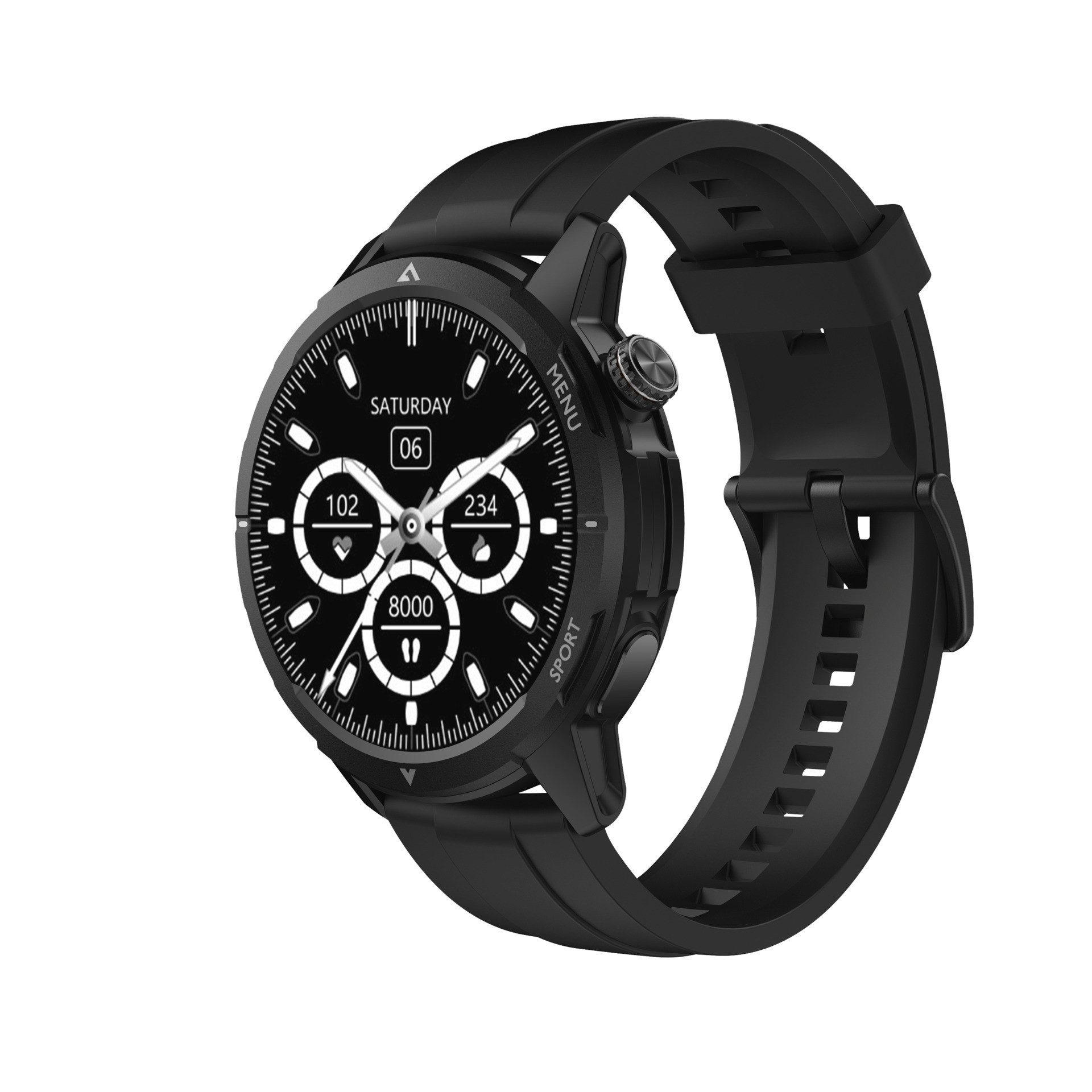 Beafon SmartWatch 601 Smartwatch (3,6 cm/1,43 Zoll)
