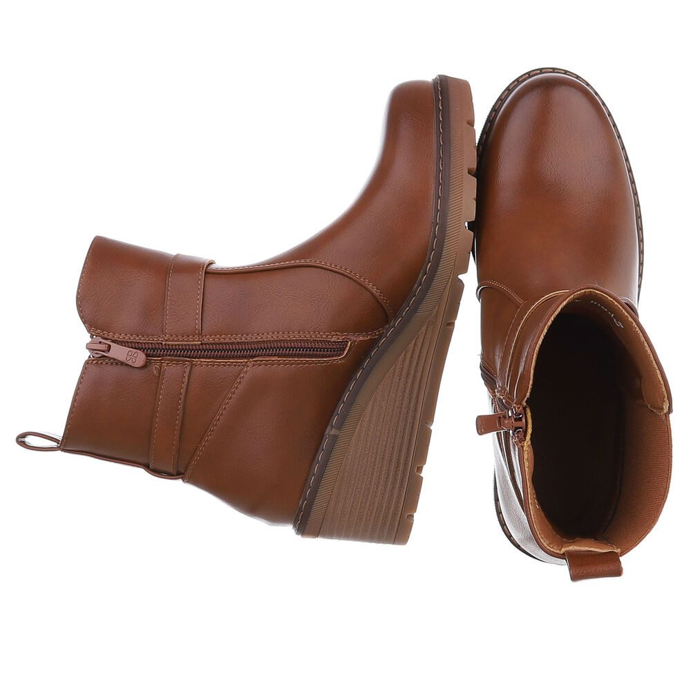 Ital-Design Damen Freizeit Keilstiefelette (88577492) Keilabsatz/Wedge günstig online kaufen