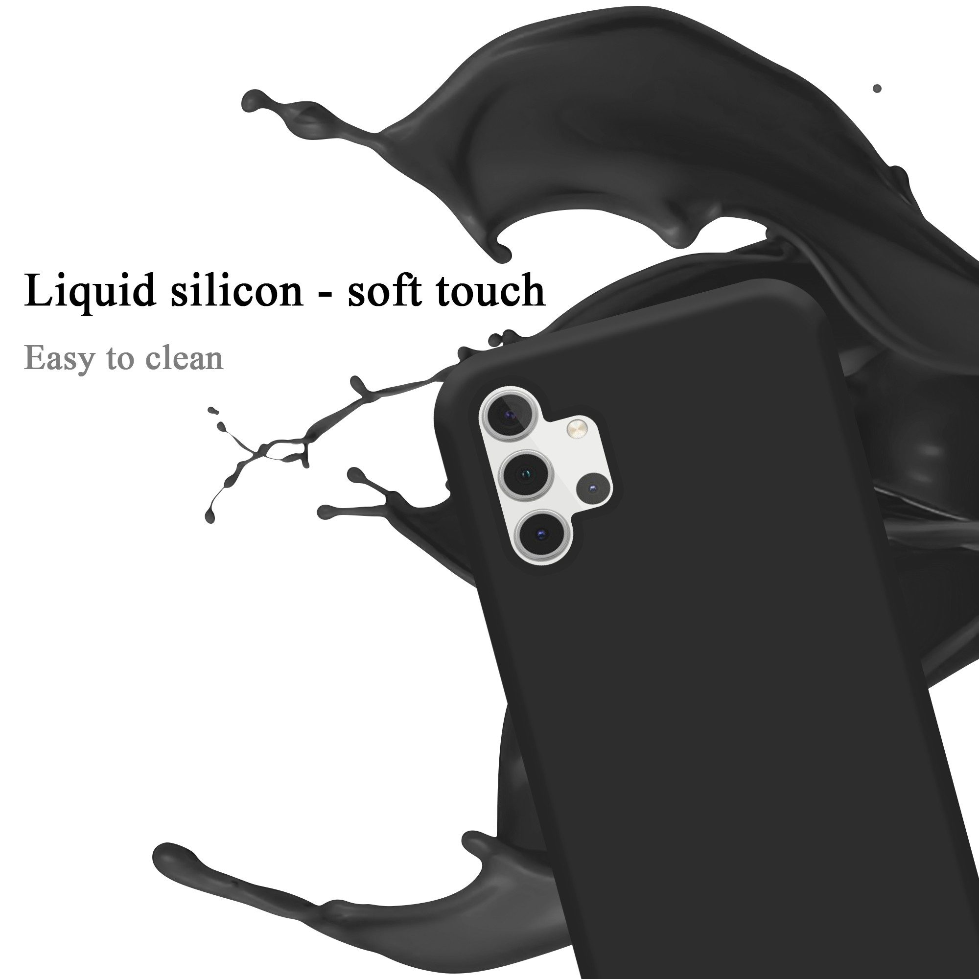 Cadorabo Handyhülle für Samsung Galaxy A32 5G Hülle Samsung Galaxy A32 5G, Flexible Hülle TPU Silikon Schutzhülle Back Cover Case