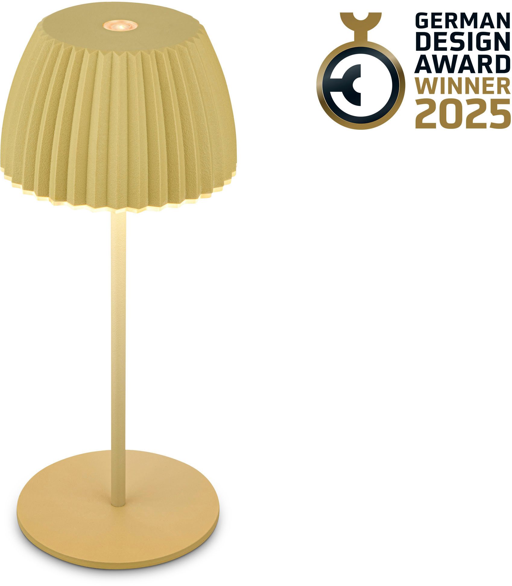 Briloner Leuchten LED Tischleuchte Akku LED Tischleuchte, LED fest integriert