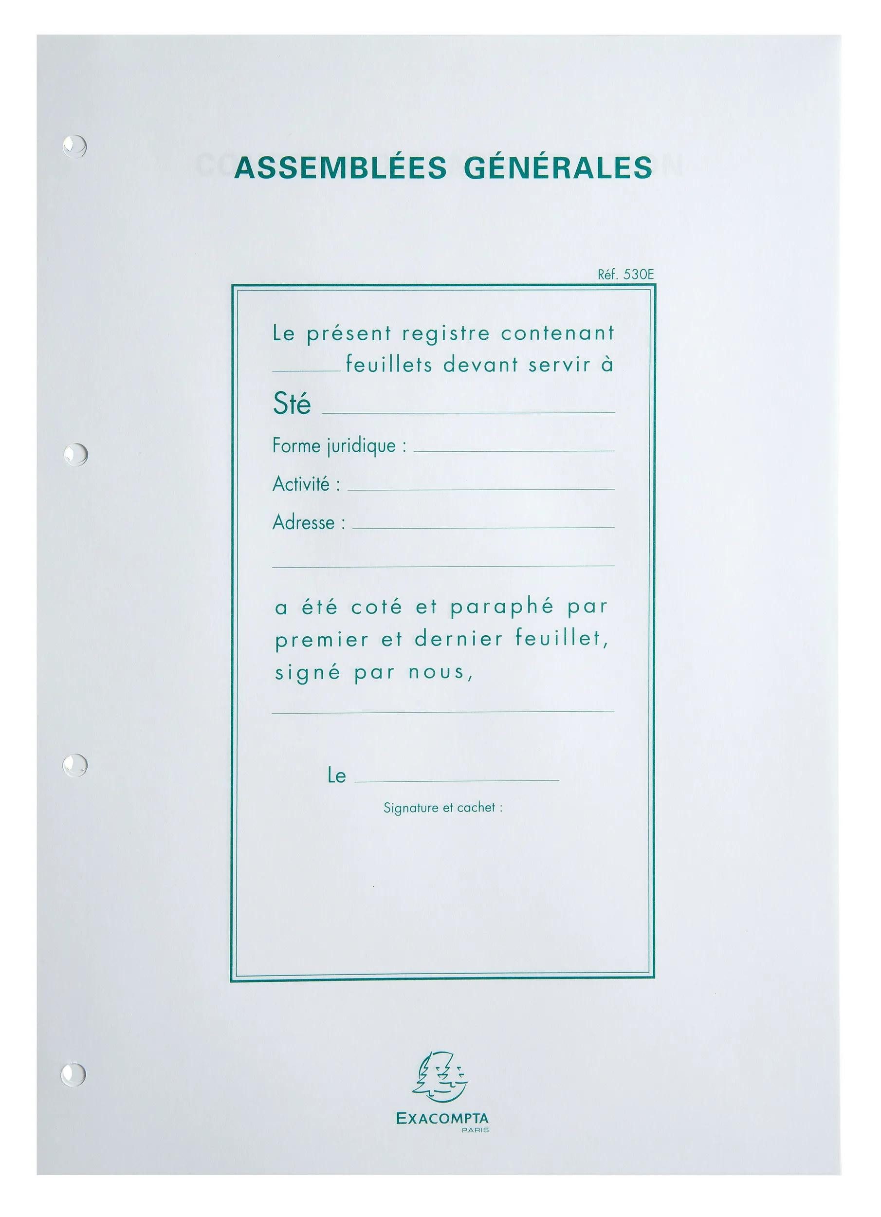 EXACOMPTA Karteikasten 100 Blatt 29.7x21 weiss 4-Fach gelocht - Weiß - 5419E, Geschäftsbücher