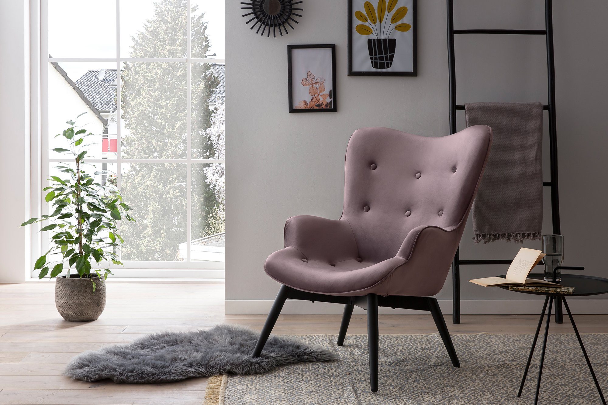 SalesFever Sessel (1-St), Zierknöpfe in der günstig online kaufen