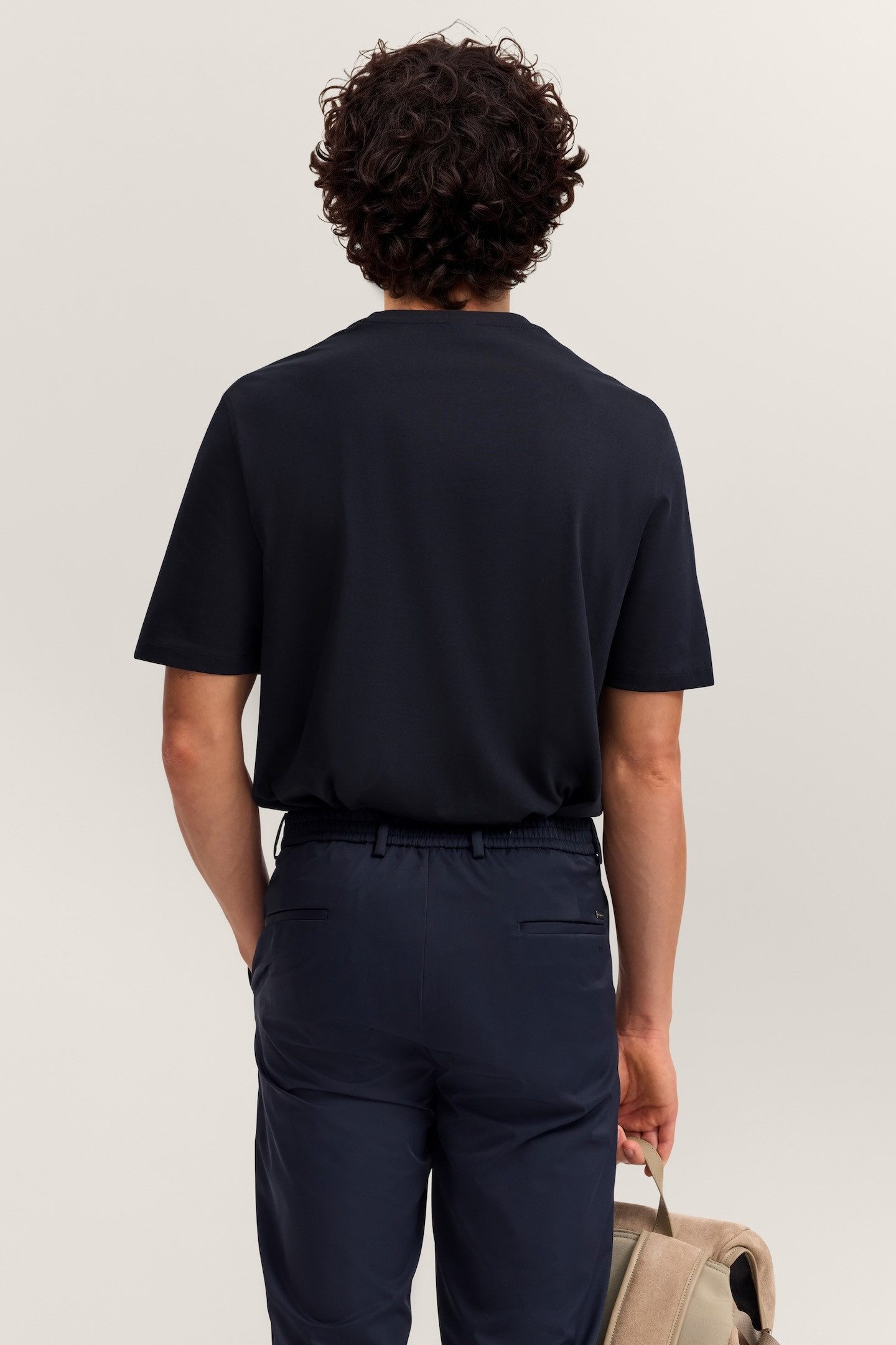 bugatti T-Shirt Modern Fit mit Logo-Print und Rundhals aus Baumwolle günstig online kaufen