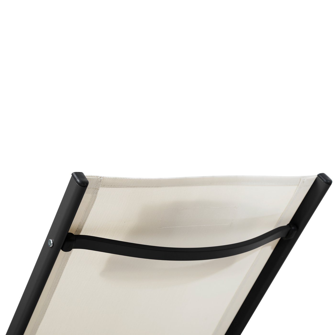 SVITA Schaukelstuhl FJON, Schaukelliege, Gartenliege, Liegestuhl, Sonnenliege, Beige