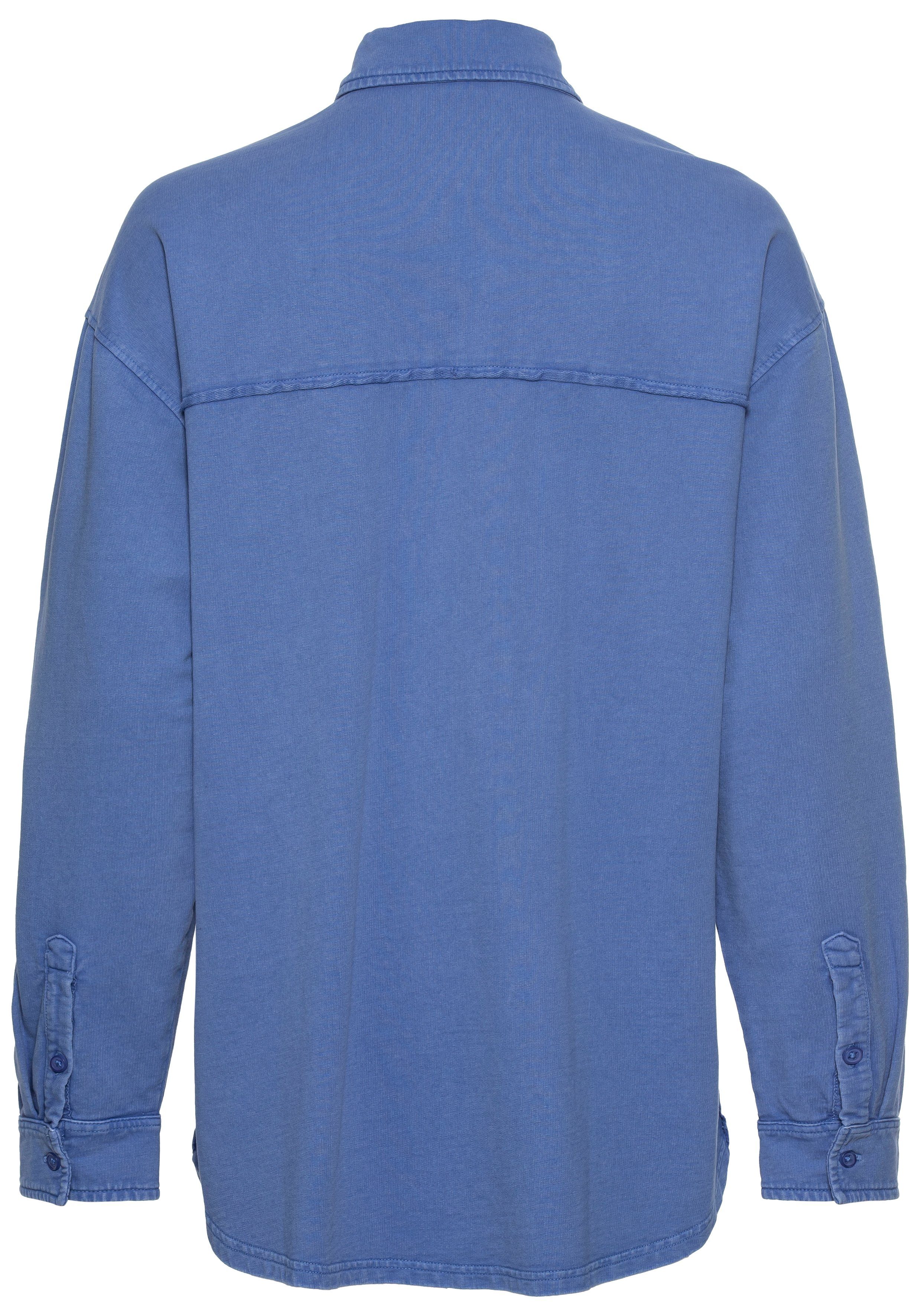 Buffalo Blusenshirt Loungeshirt im Used-Look, Loungewear
