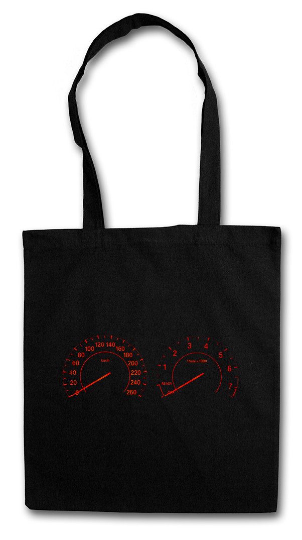 Beuteltasche Speedometer Stofftasche Tacho Car Driving Auto Rennen Racing Drifting