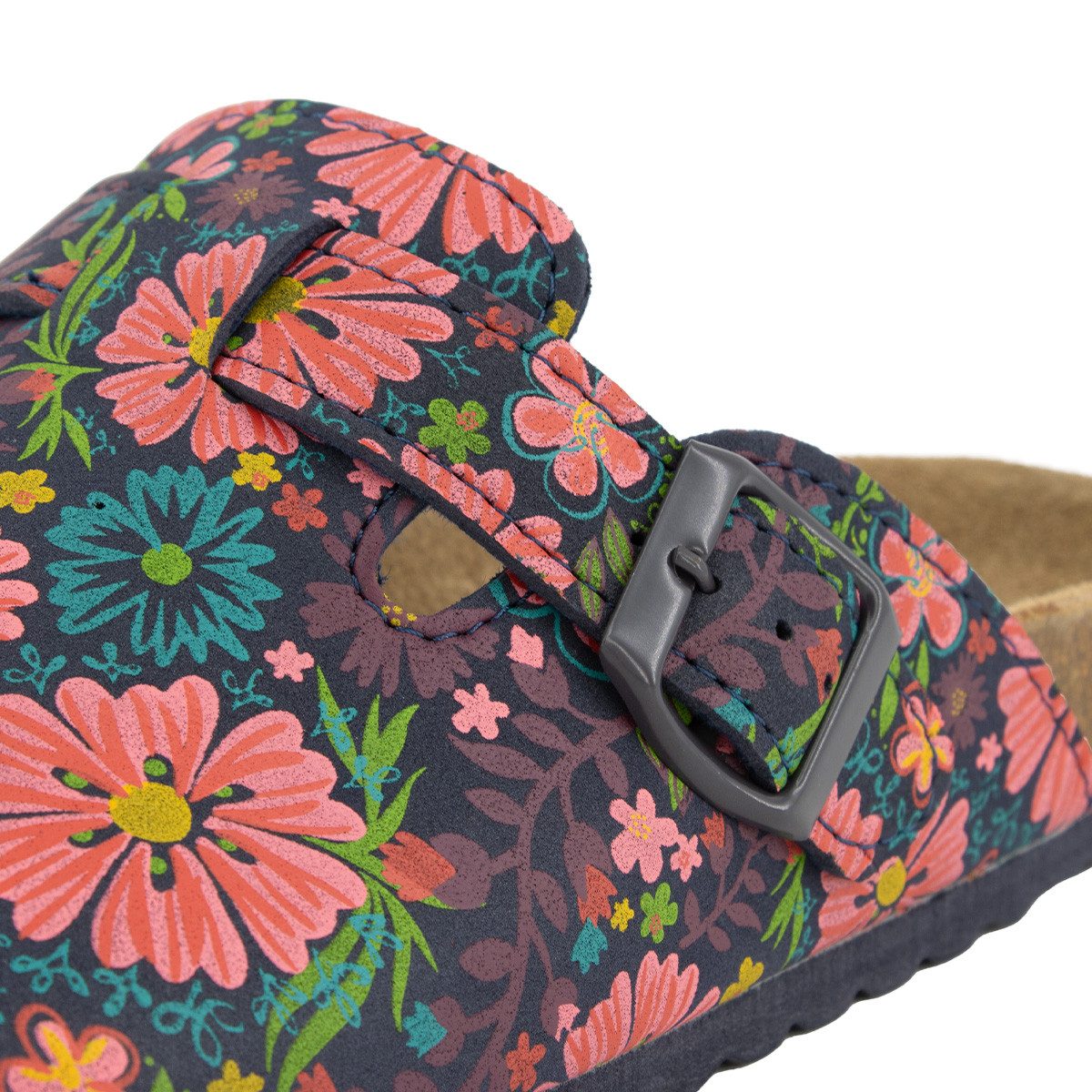 SUPERSOFT Classic Clog (1-tlg) Clogs - Lederdecksohle, Korkfußbett, Schnutzabweisend
