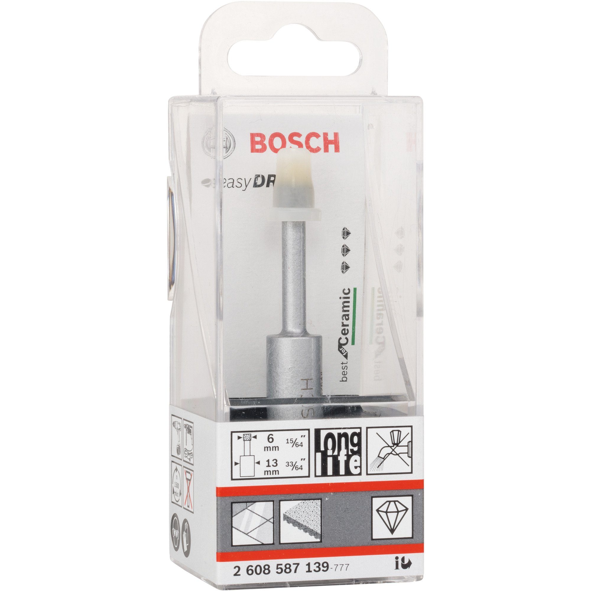 BOSCH Bohrer- und Bitset Bosch Best Diamantbohrer Dry Professional for Easy