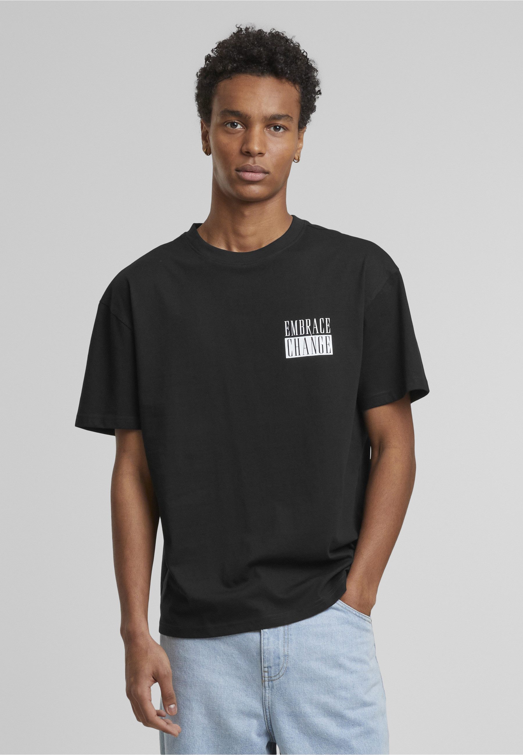 MisterTee T-Shirt MisterTee Embrace Change Oversize Tee (1-tlg)