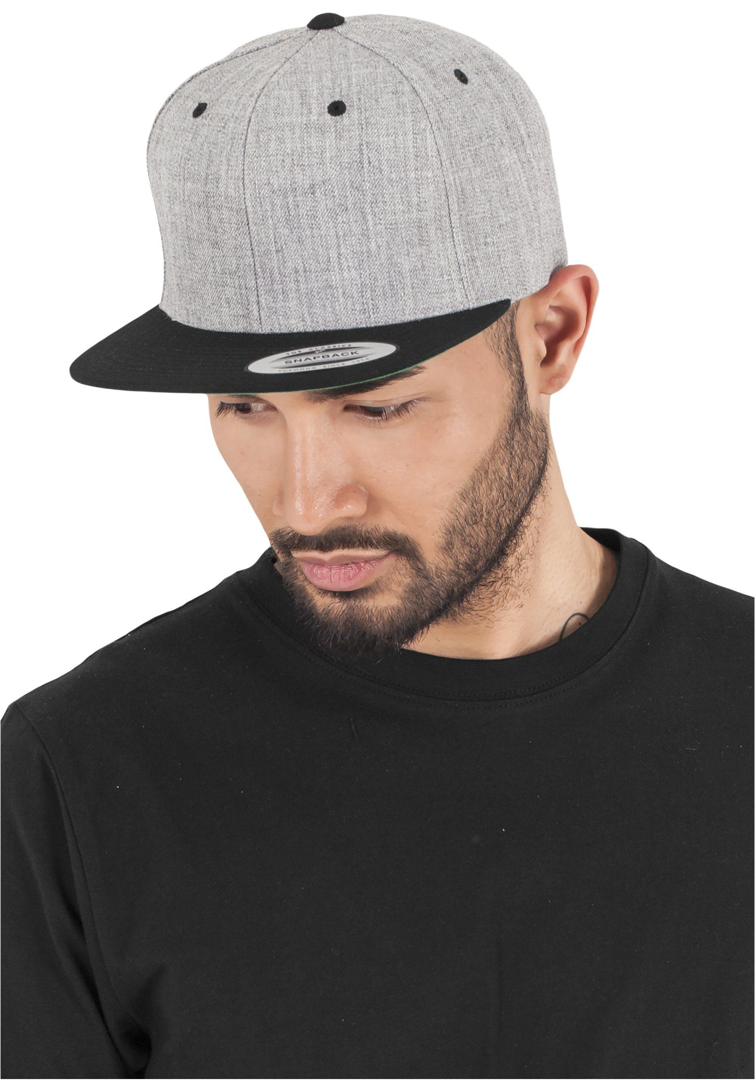 Flexfit Flex Cap Snapback Snapback 2-Tone Classic heathergrey/black