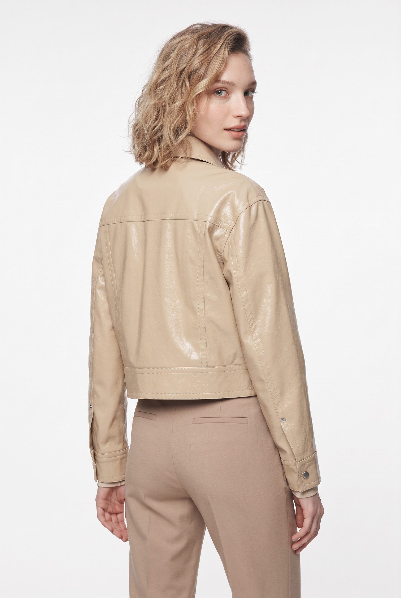 BOSS ORANGE Kurzblazer Jelt Premium Damenmode cropped – Bild 2 von 5
