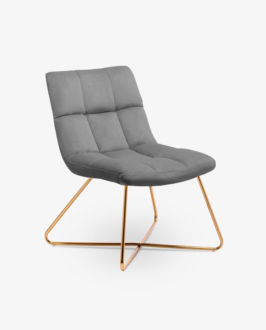 Duhome Loungesessel »WY-8098 x1«, Sessel Stuhl Samt Gestell Golden gesteppt Lounge  Sessel Relax Sessel online kaufen | OTTO