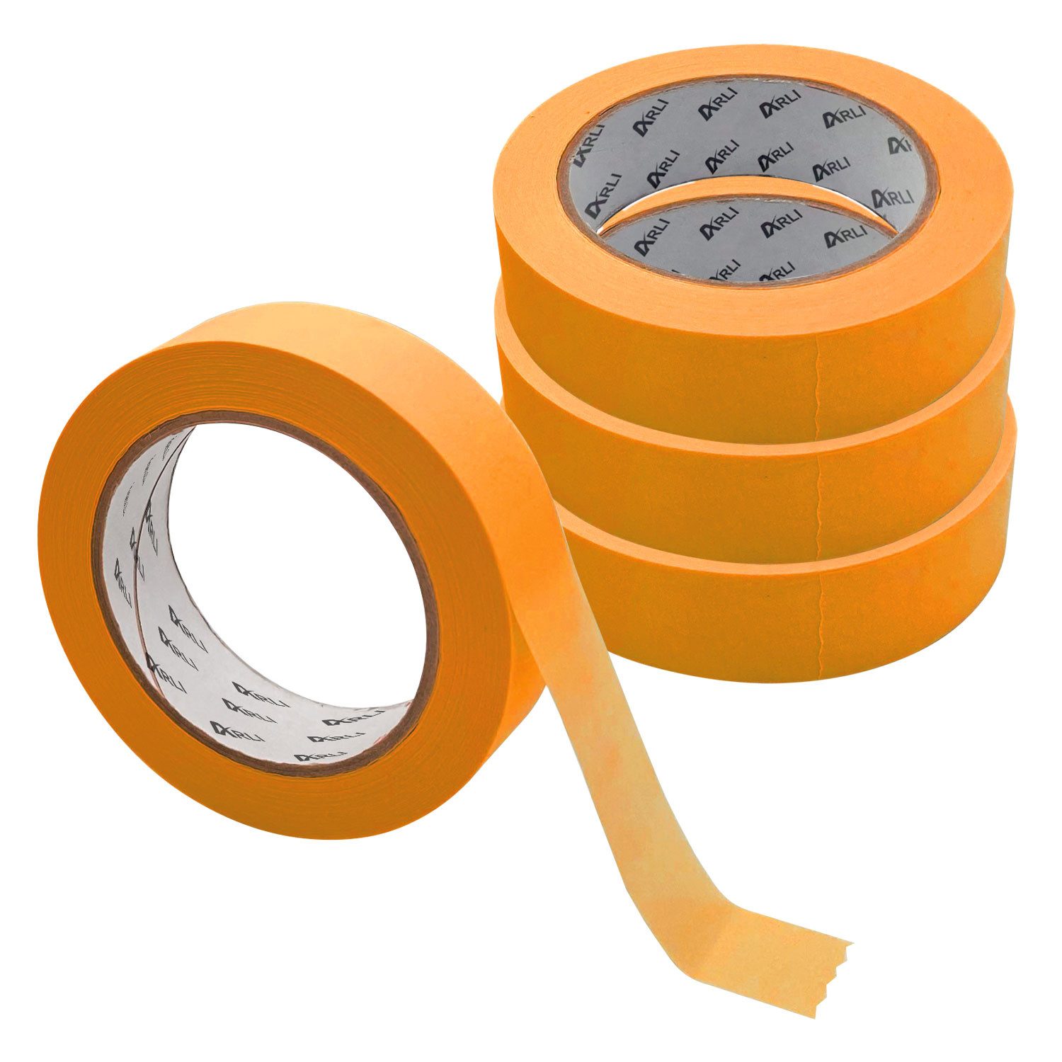 ARLI Kreppband 4x Kreppband Goldband 30 mm x 50m Acrylat ECO (vierer Set, 4 günstig online kaufen