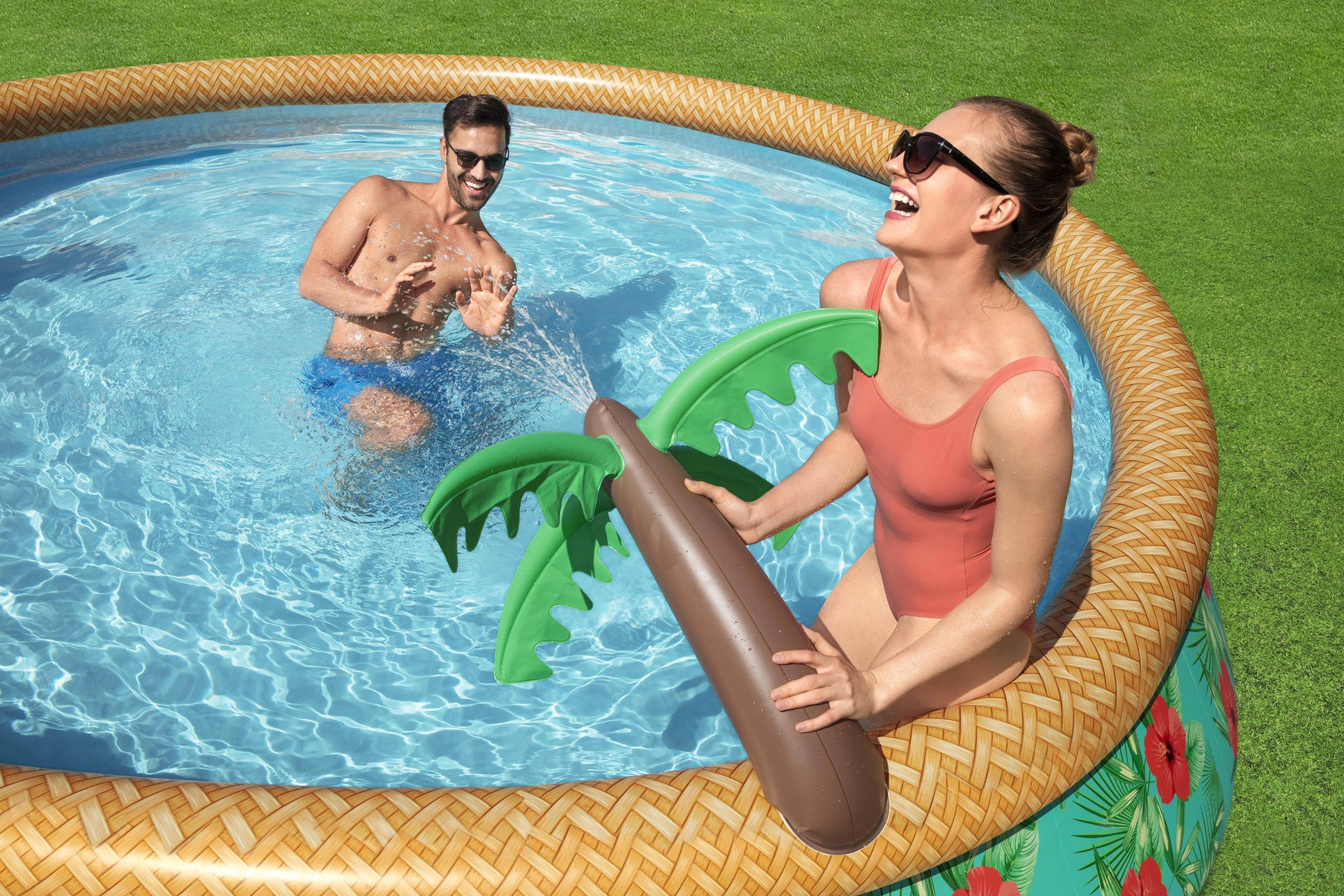 Bestway Quick-Up Pool Fast Set™ (Set, Inkl. Filterpumpe), Ø 457 x 84 cm