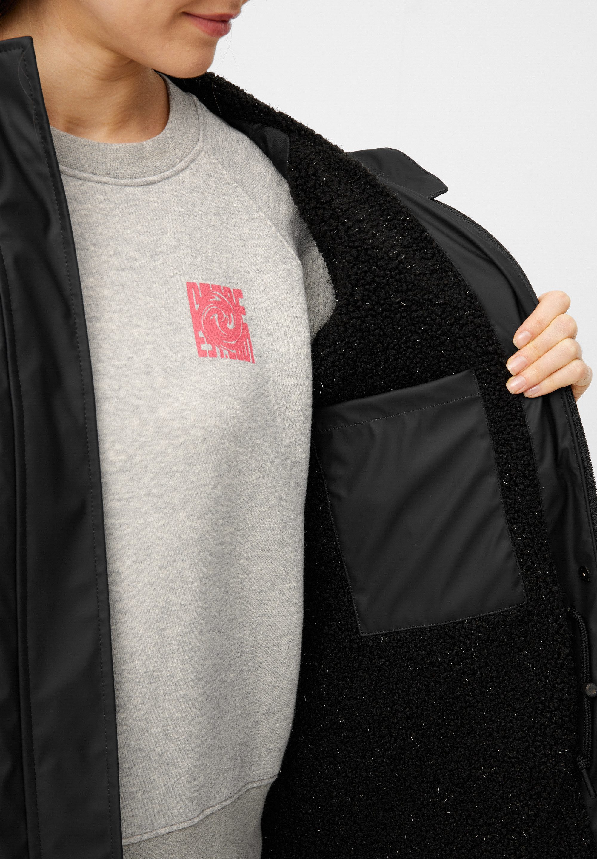 Derbe Regenmantel Friese Tildaholm glitter Wasserabweisend, winddicht, Glitzer