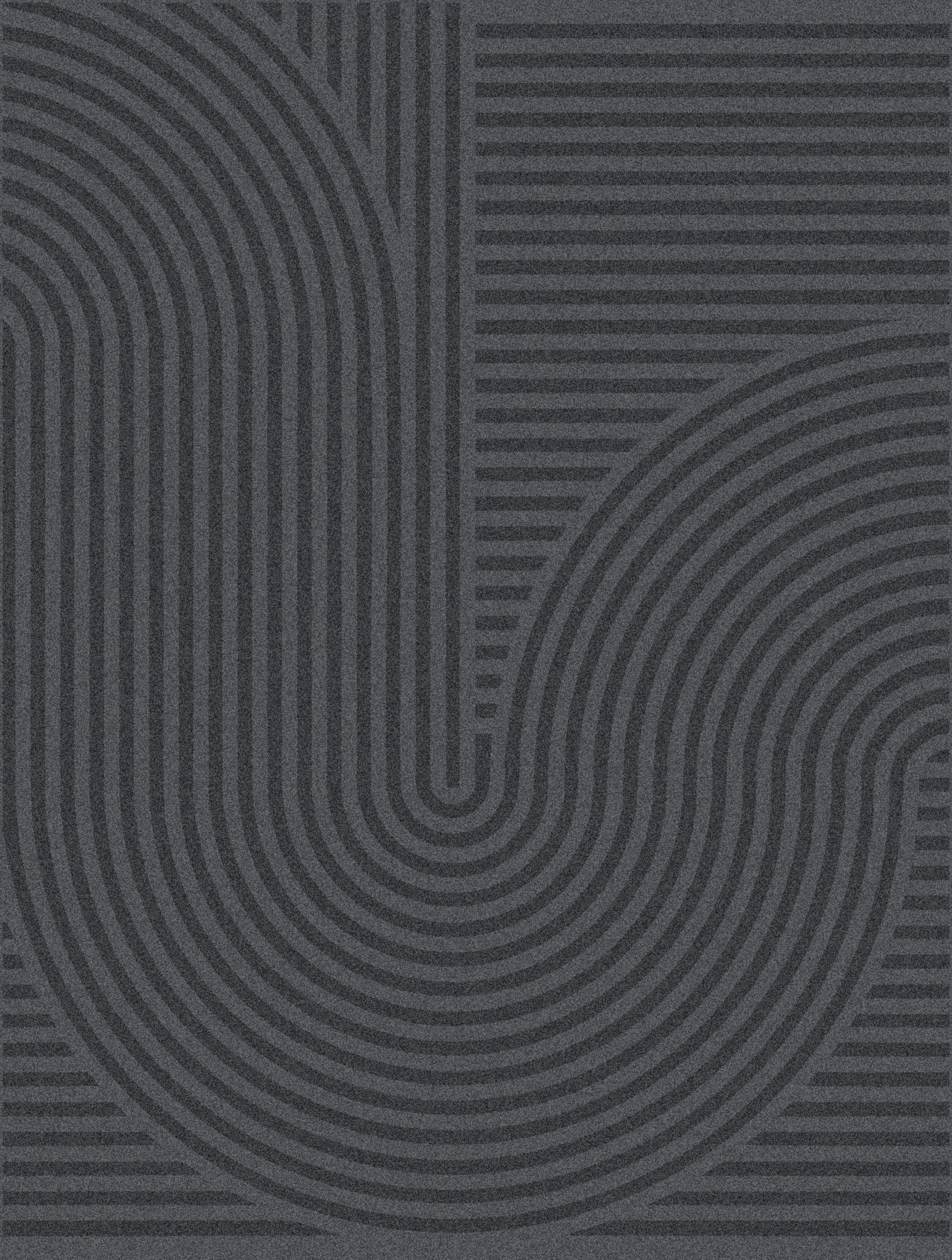 OTTO home Fußmatte Sammo, Schmutzfangmatte, Teppich, für Hausflur und Wohnbereiche, rechteckig, Höhe: 5 mm, Indoor, Eingangsmatte, Design, Scandi, Zen, rutschfeste Unterseite
