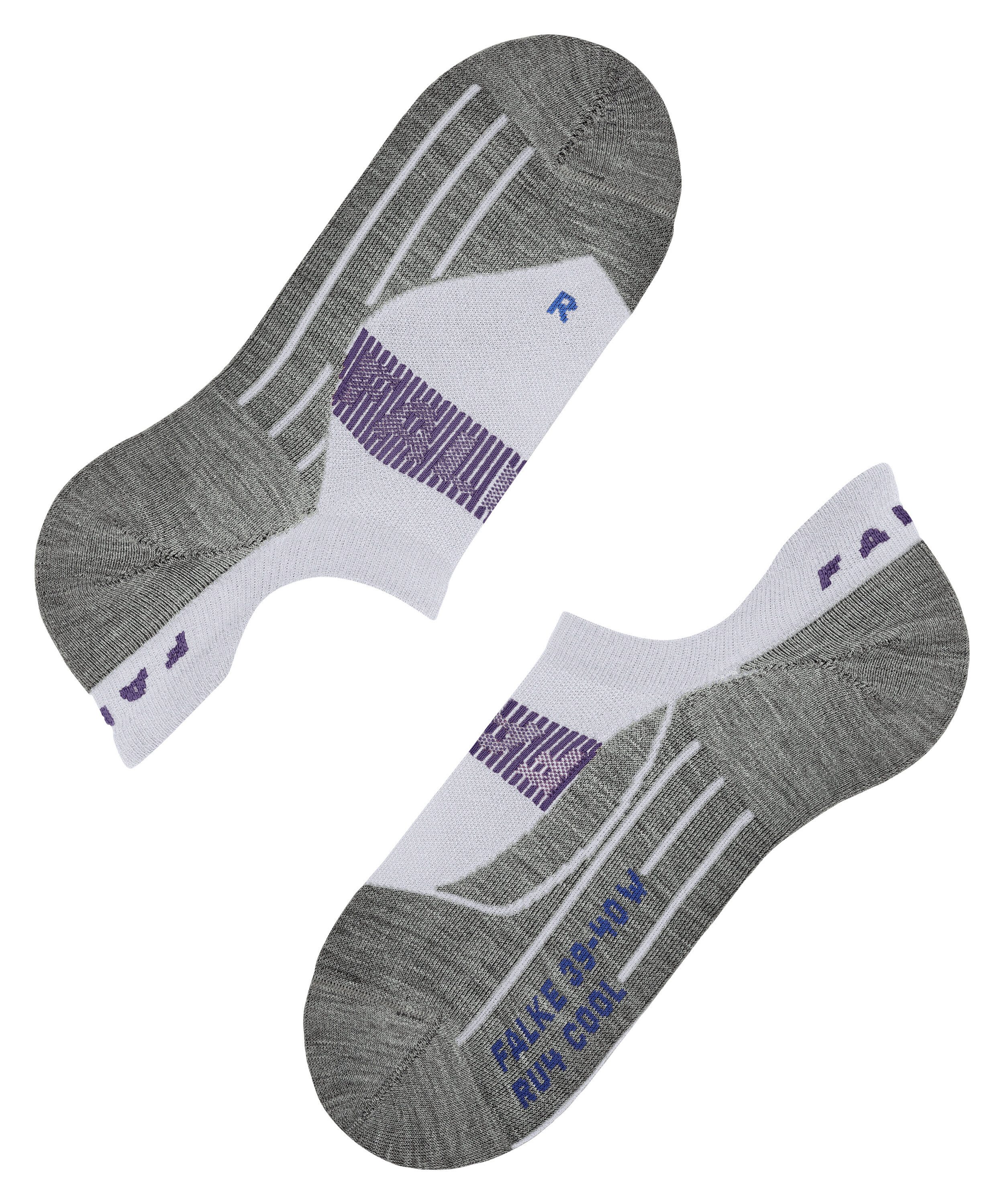 FALKE Laufsocken RU4 Endurance Cool Invisible Füßlinge (1-Paar) mit angenehmen Kühlungseffekt